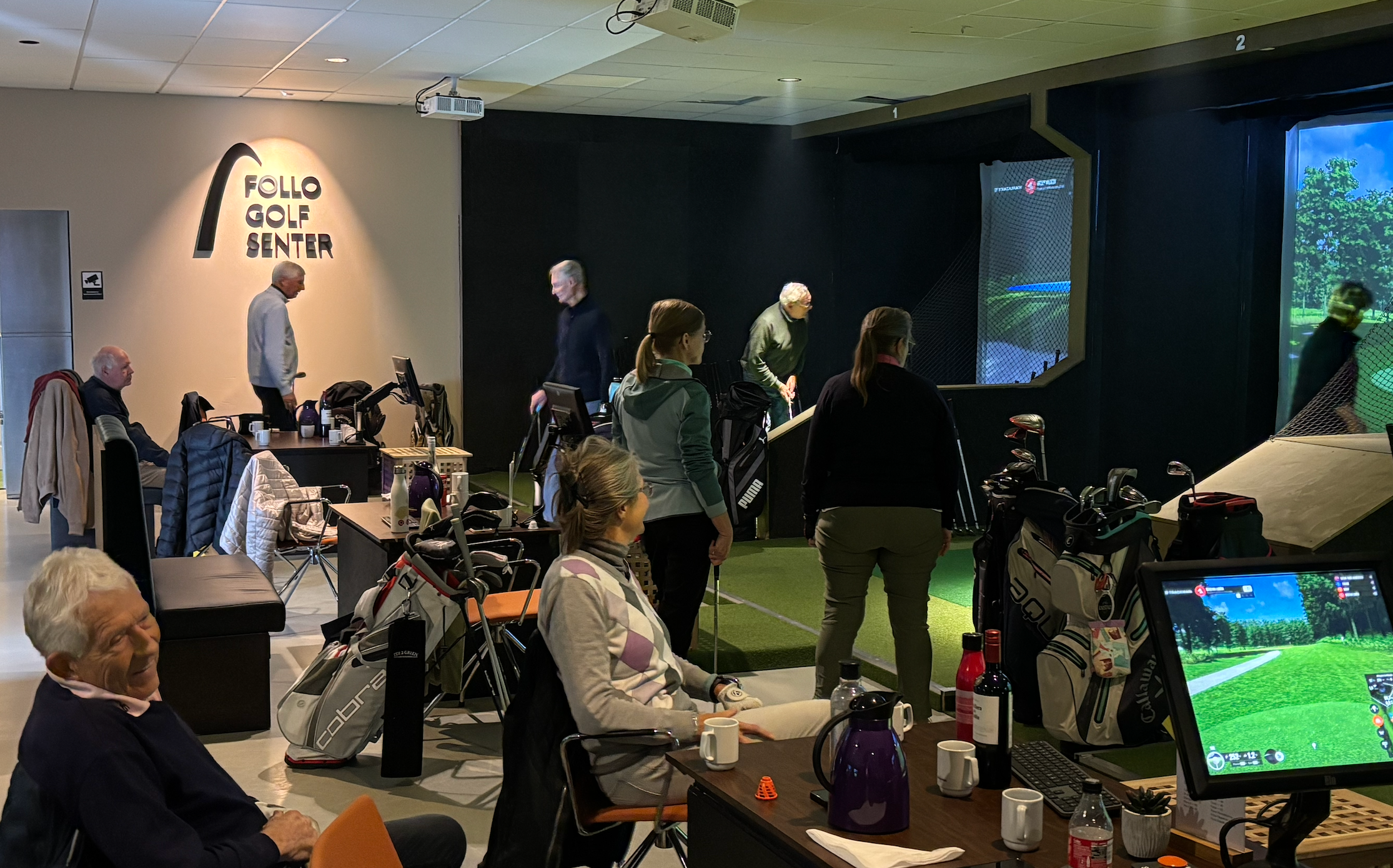 Follo Golfsenters på en travel hverdag