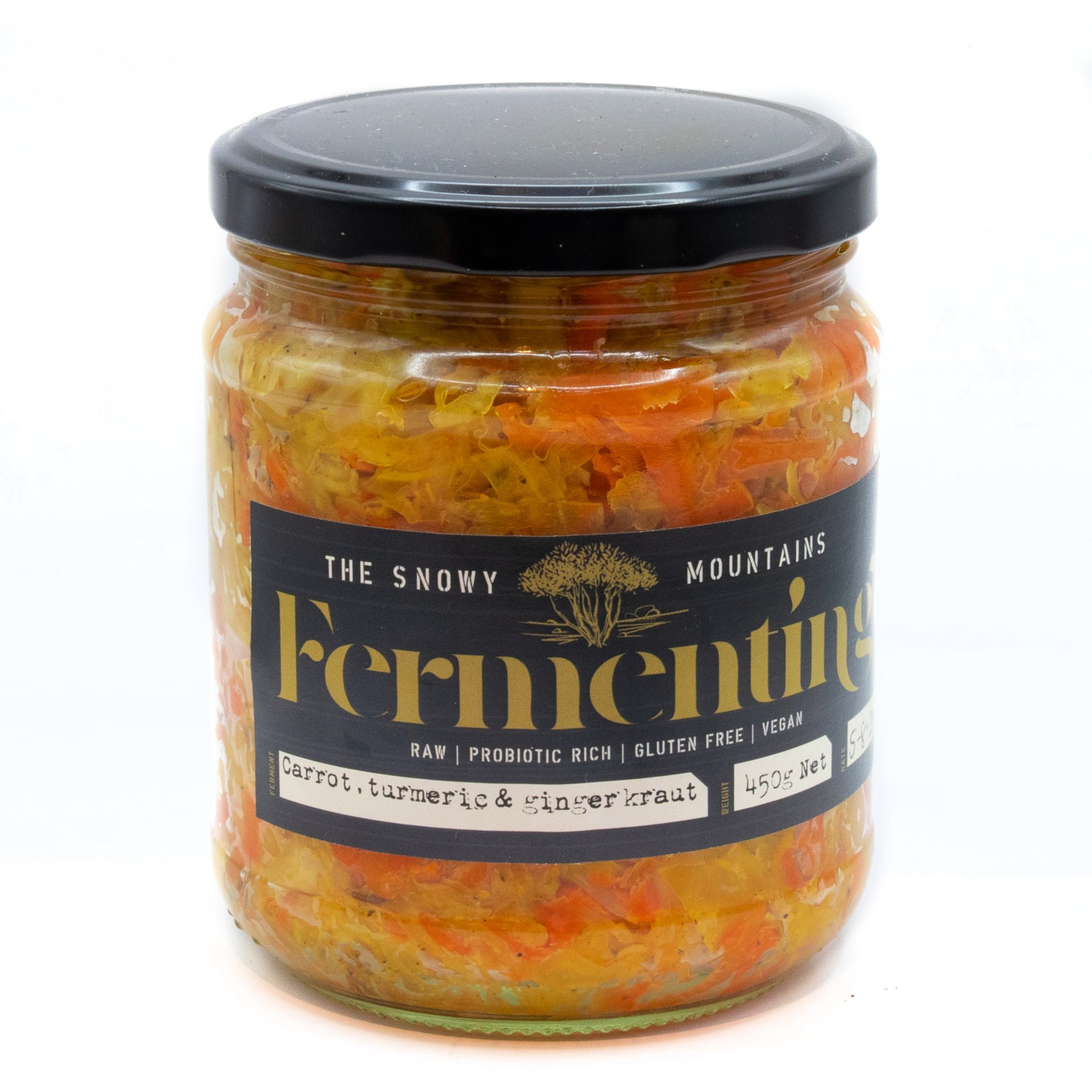 Carrot, Tumeric & Ginger Kraut - 450g