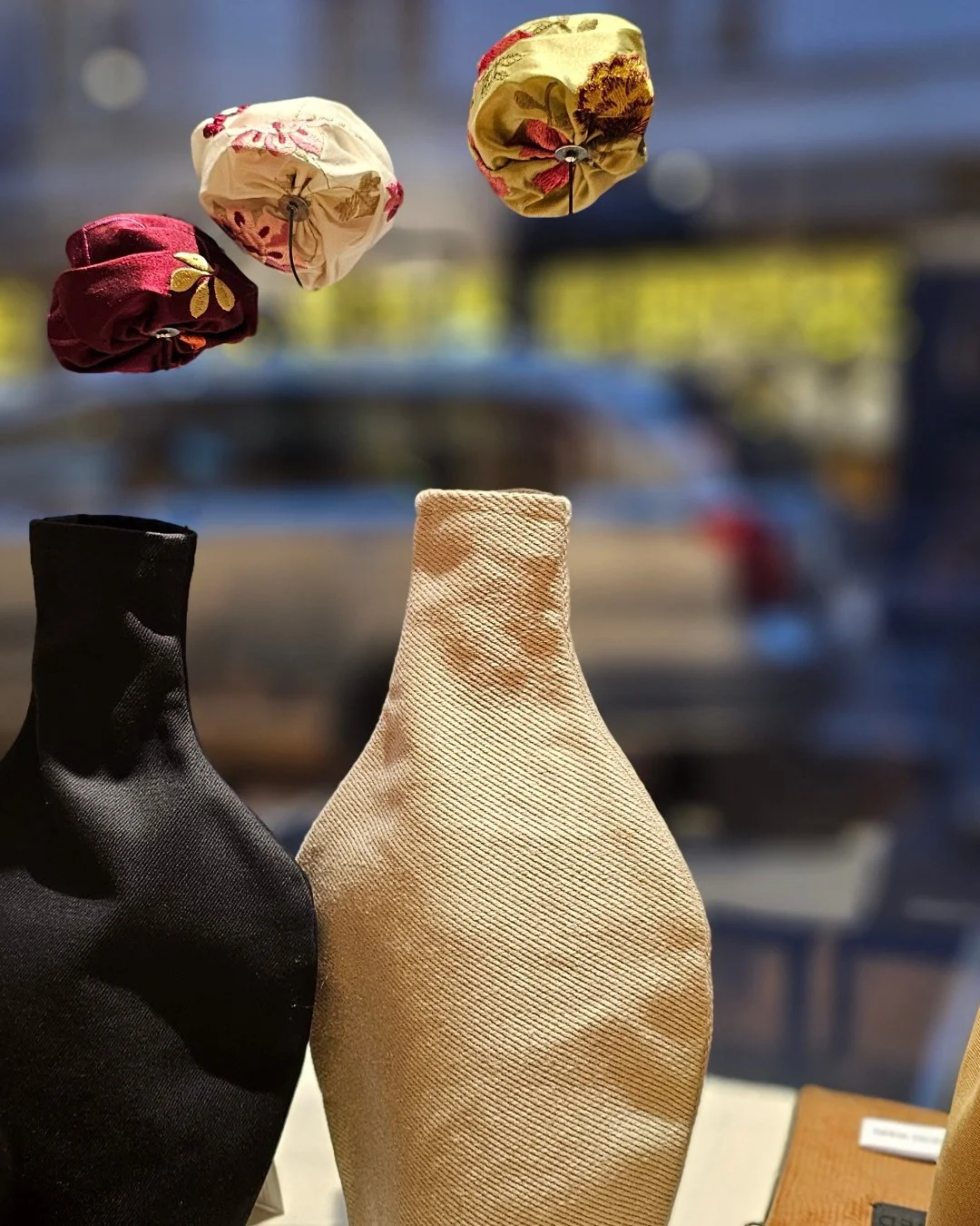 STUNED Flaschen Husse Leinen