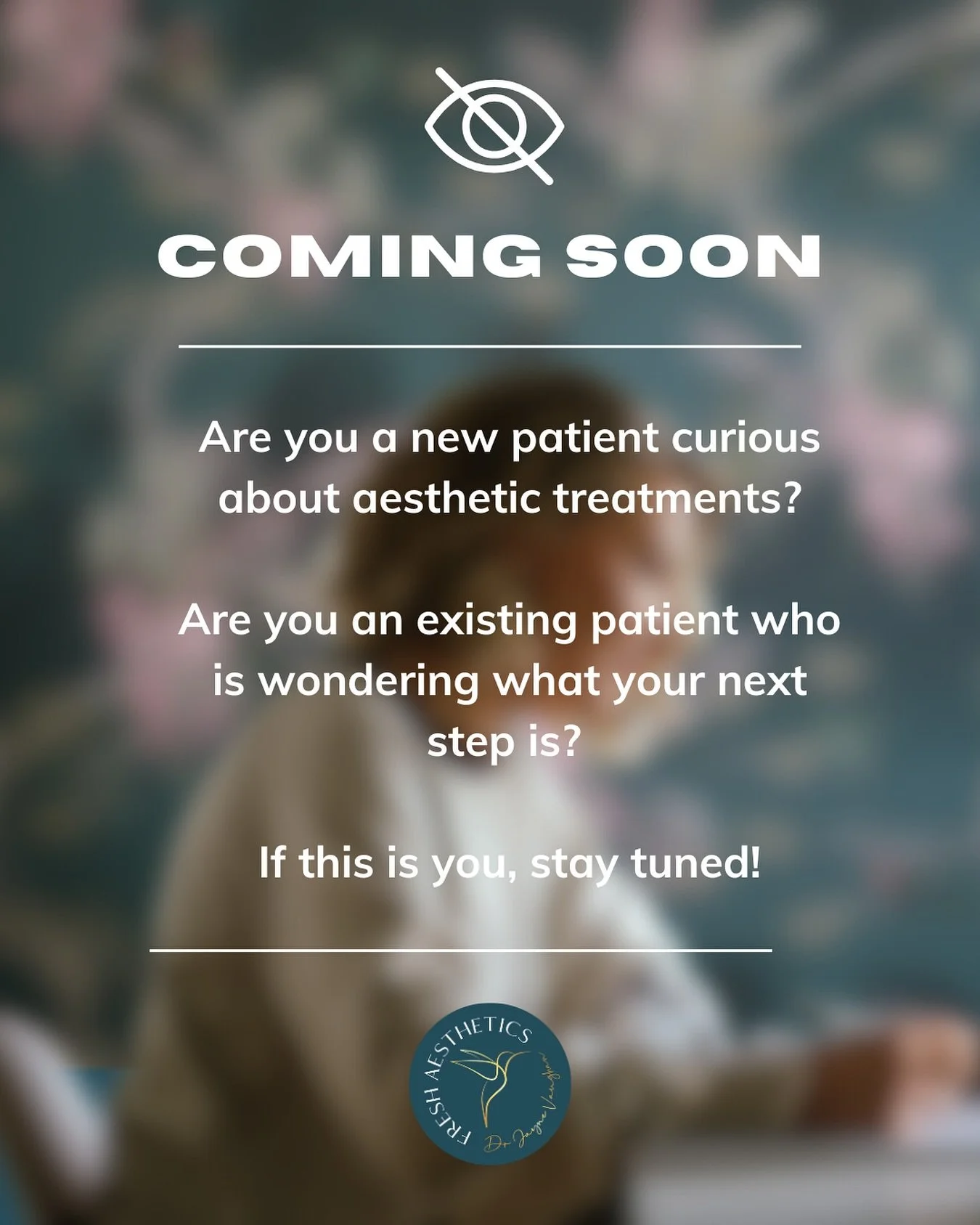🗣️new service launching soon!!📢

Are you thinking of booking a new patient consultation but just have a few questions first? Are you an existing patient who wants a some guidance on their next best step?

🥳This is just for you!! Launching soon! 👀