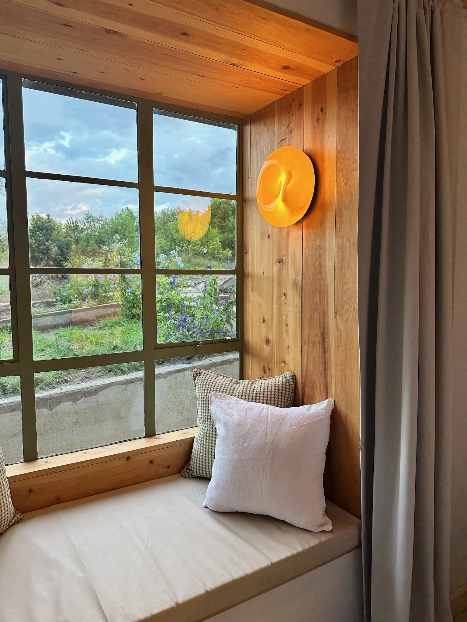 Cozy reading nook