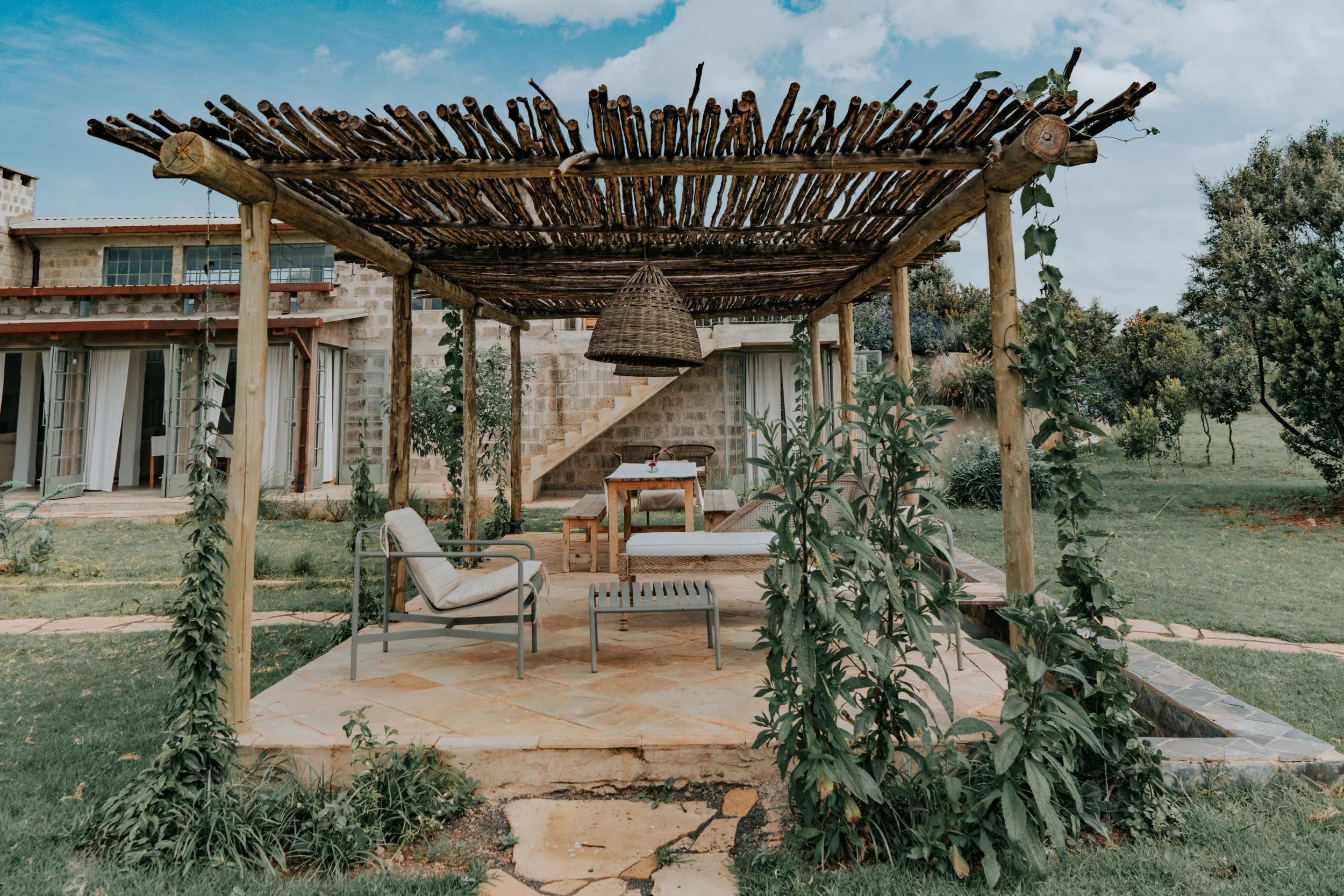 Garden pergola