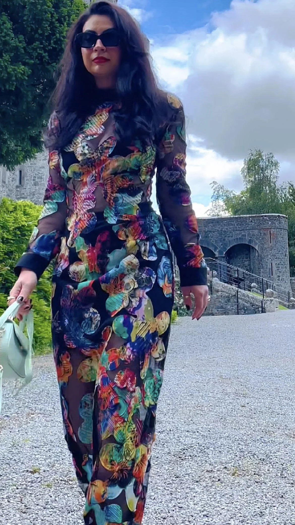 The Alba Dress  Silk & Sequins