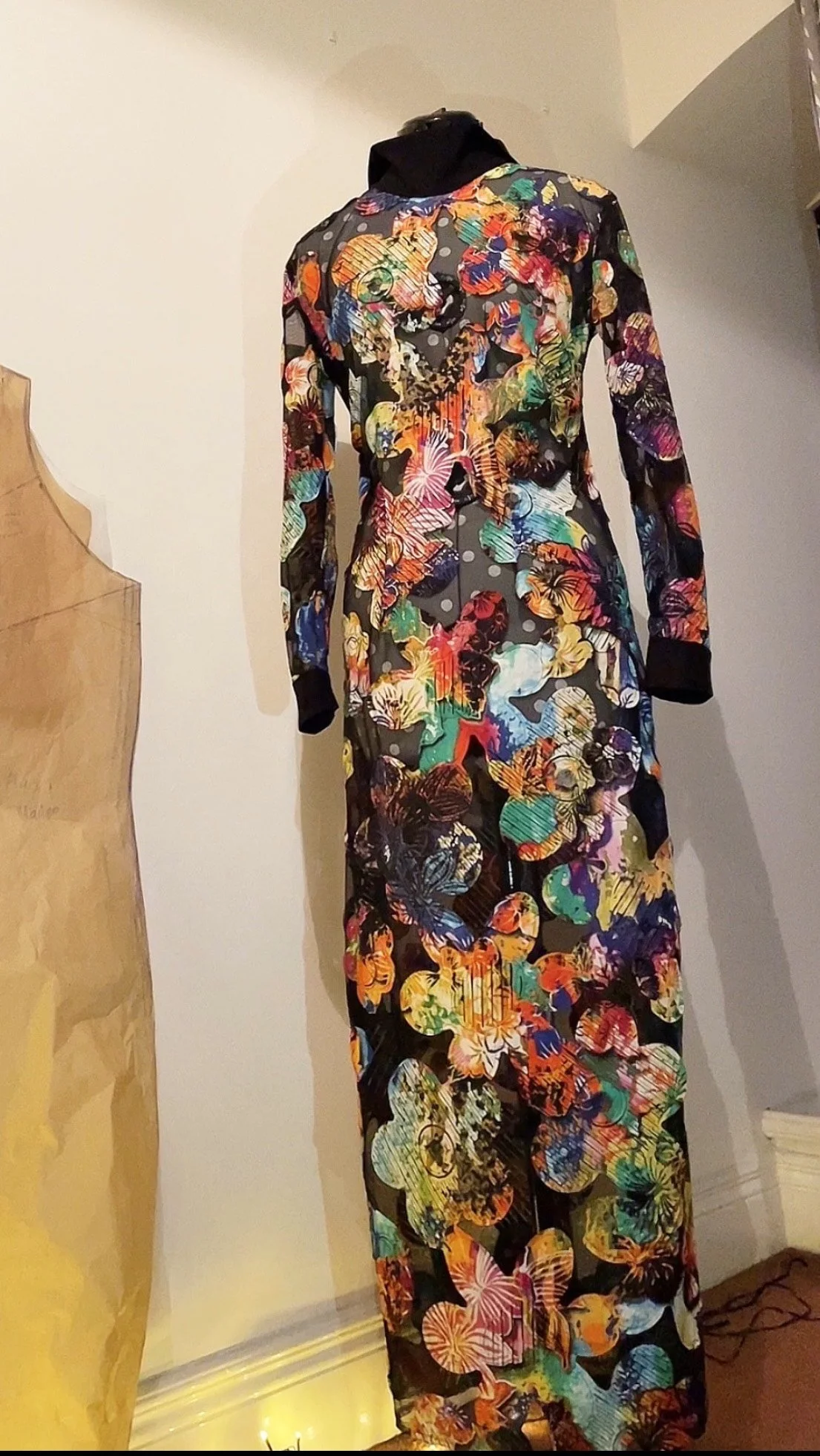 beaded satin maxi dress Celandine Beaded Maxi Dress