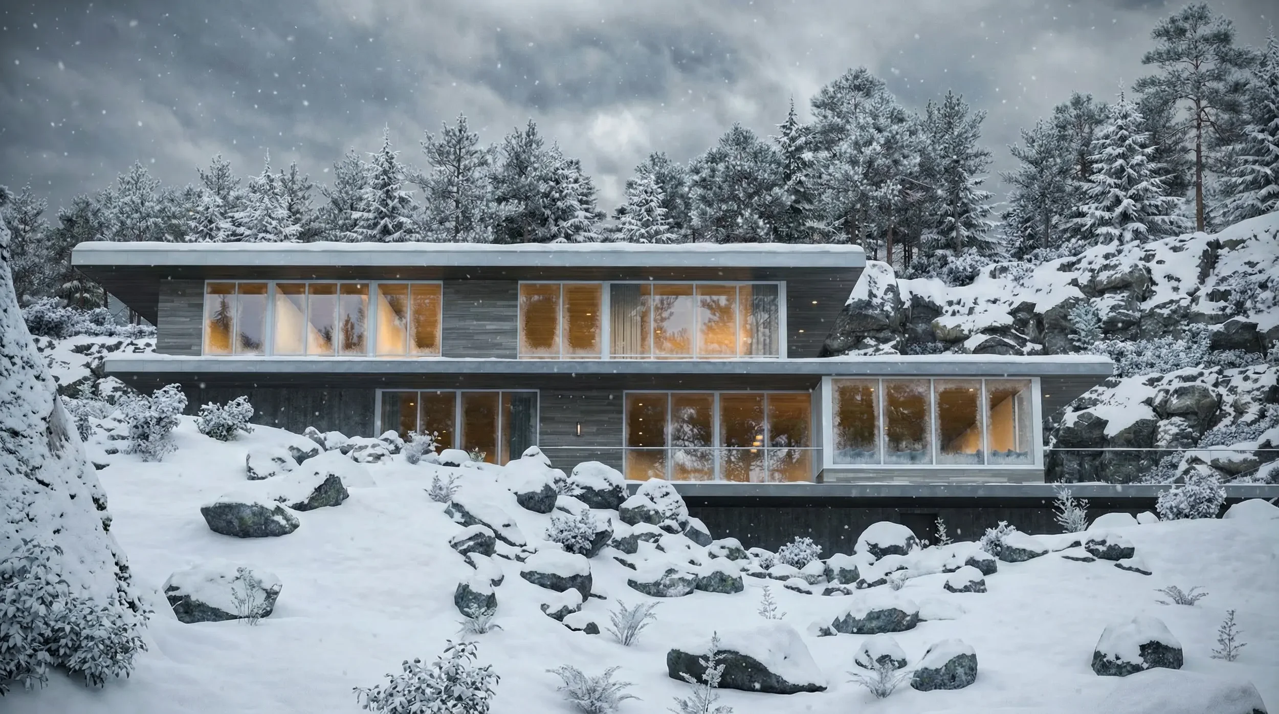 Sakinaw Lake House — Winter Edition