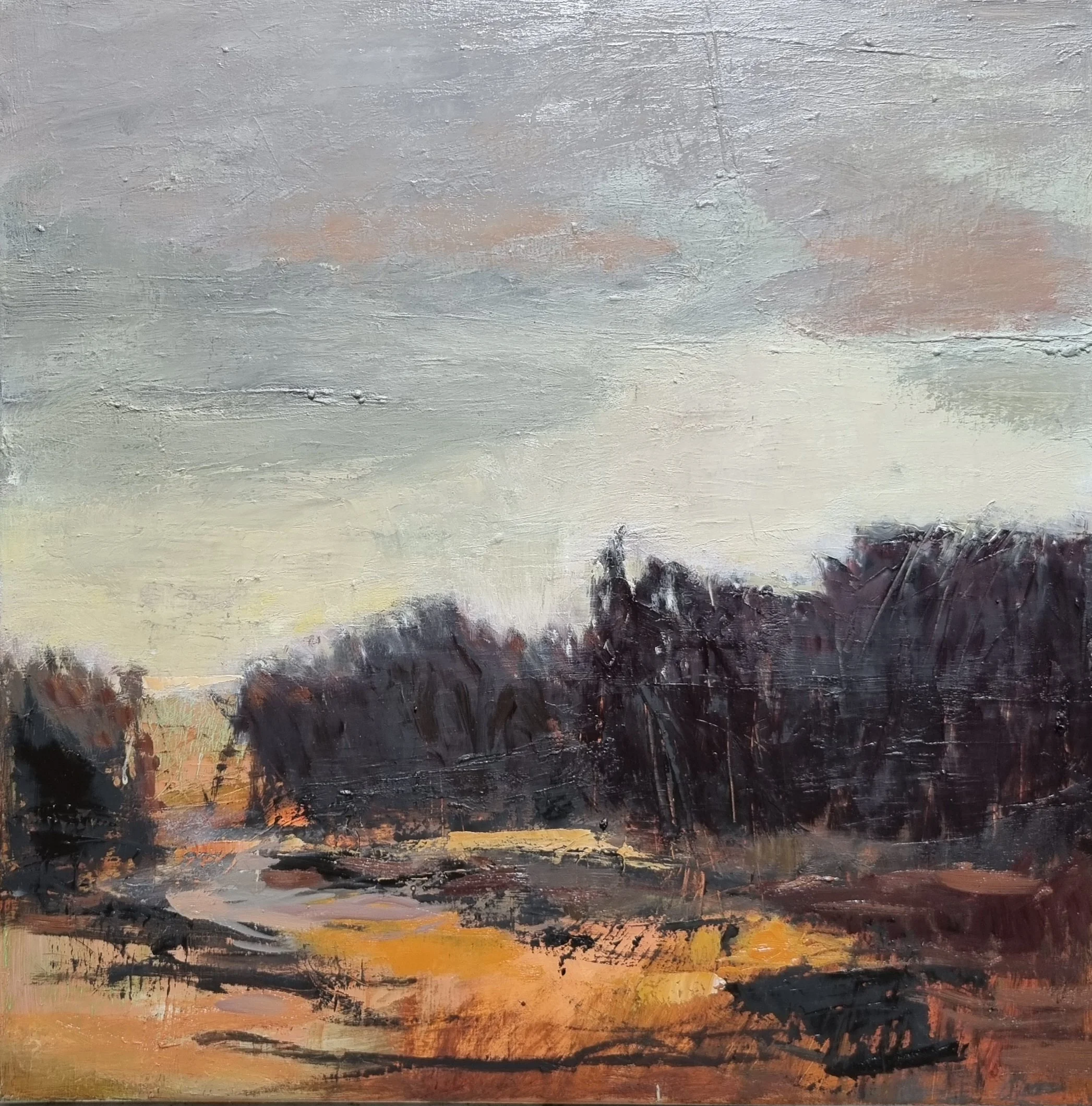 "Autumn" - 60x60, Öl auf Leinwand
