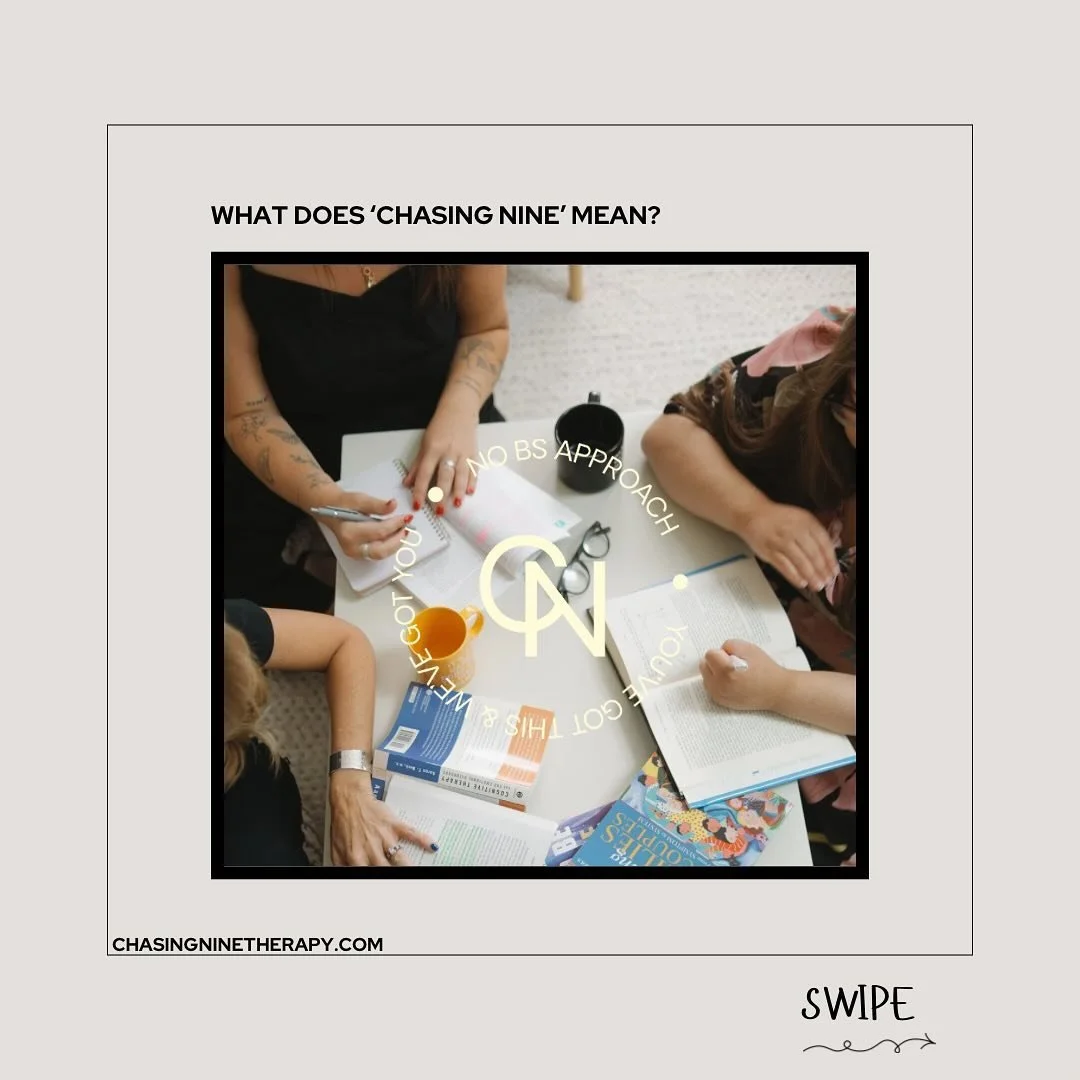 SO, what does Chasing Nine Therapy stand for? How did the name get created? 

It started with sisterhood 🩷 
&bull;
&bull;
&bull;
#privatepractice #smallbusiness #therapist #therapy #mentalhealthawareness #counselling #stl #stltherapist
