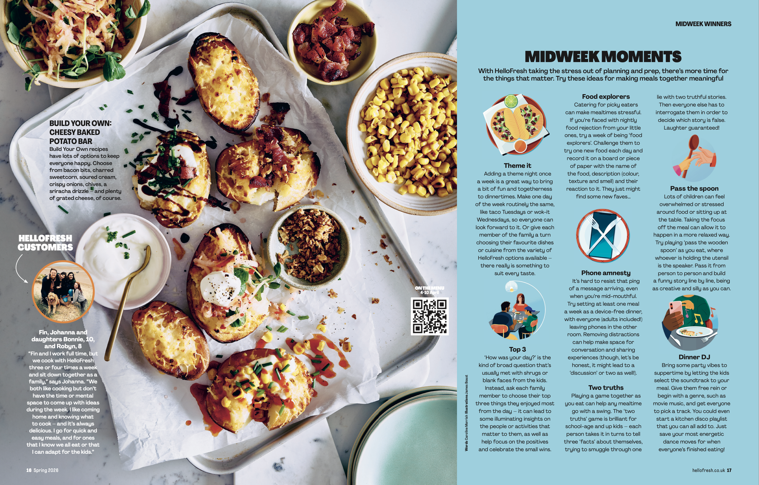 Loaded baked potatoes