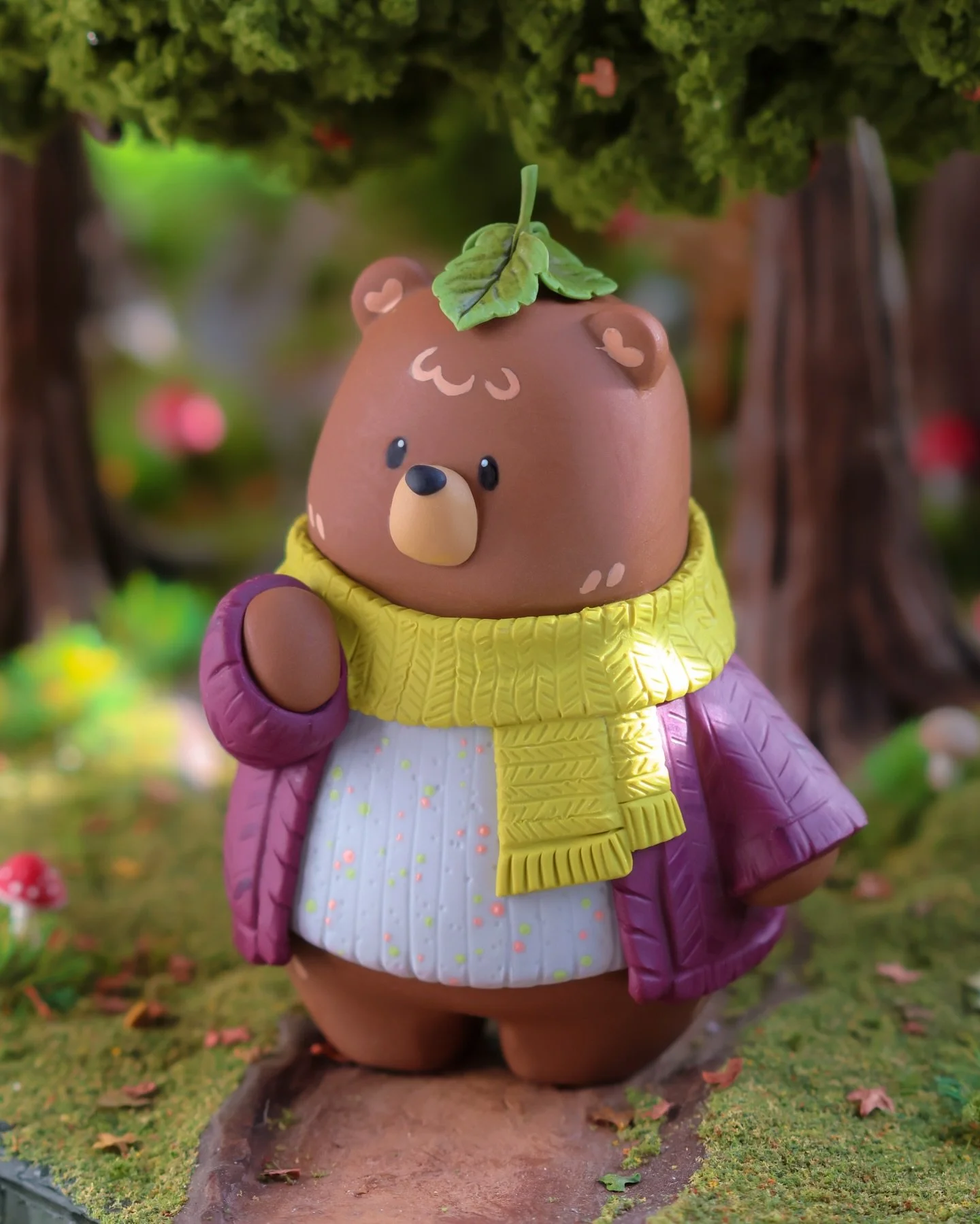 🌳📈 forest fashion report: cozy cardigan, comfy scarf + a woolly sweater! ⊹ ࣪ ˖

everything is knitted with super chunky yarn of course 🙂&zwj;↕️ and we can&rsquo;t forget the most important accessory&hellip;

a cute hat !! (the more nonsensical, th