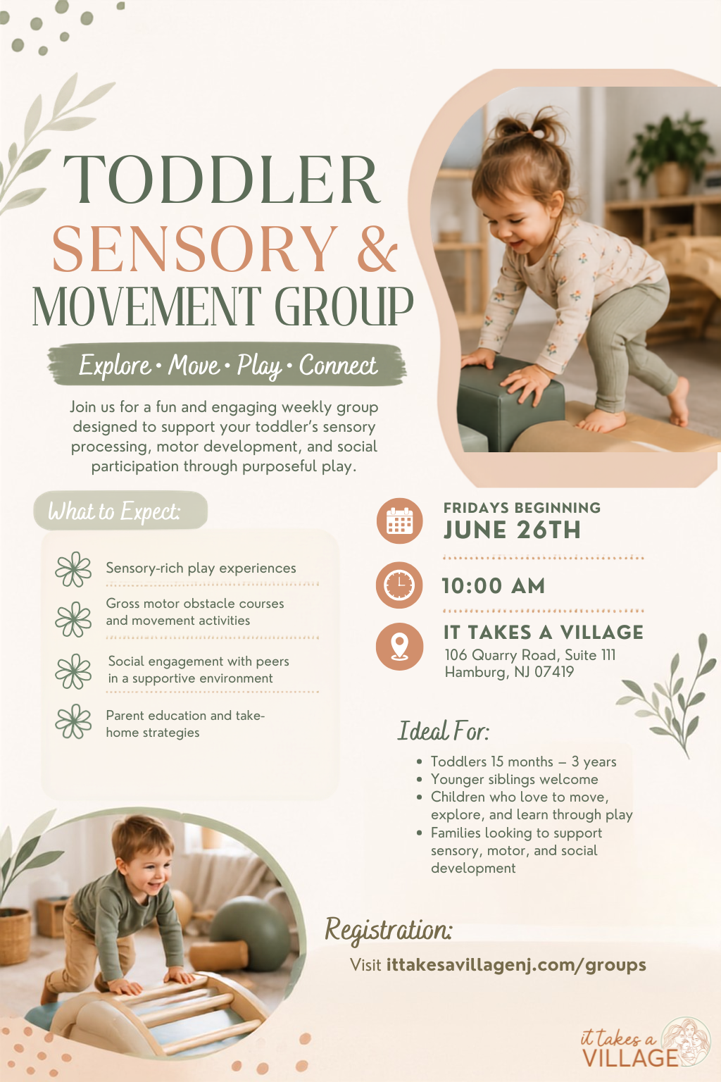 Toddler Sensory and Movement Group