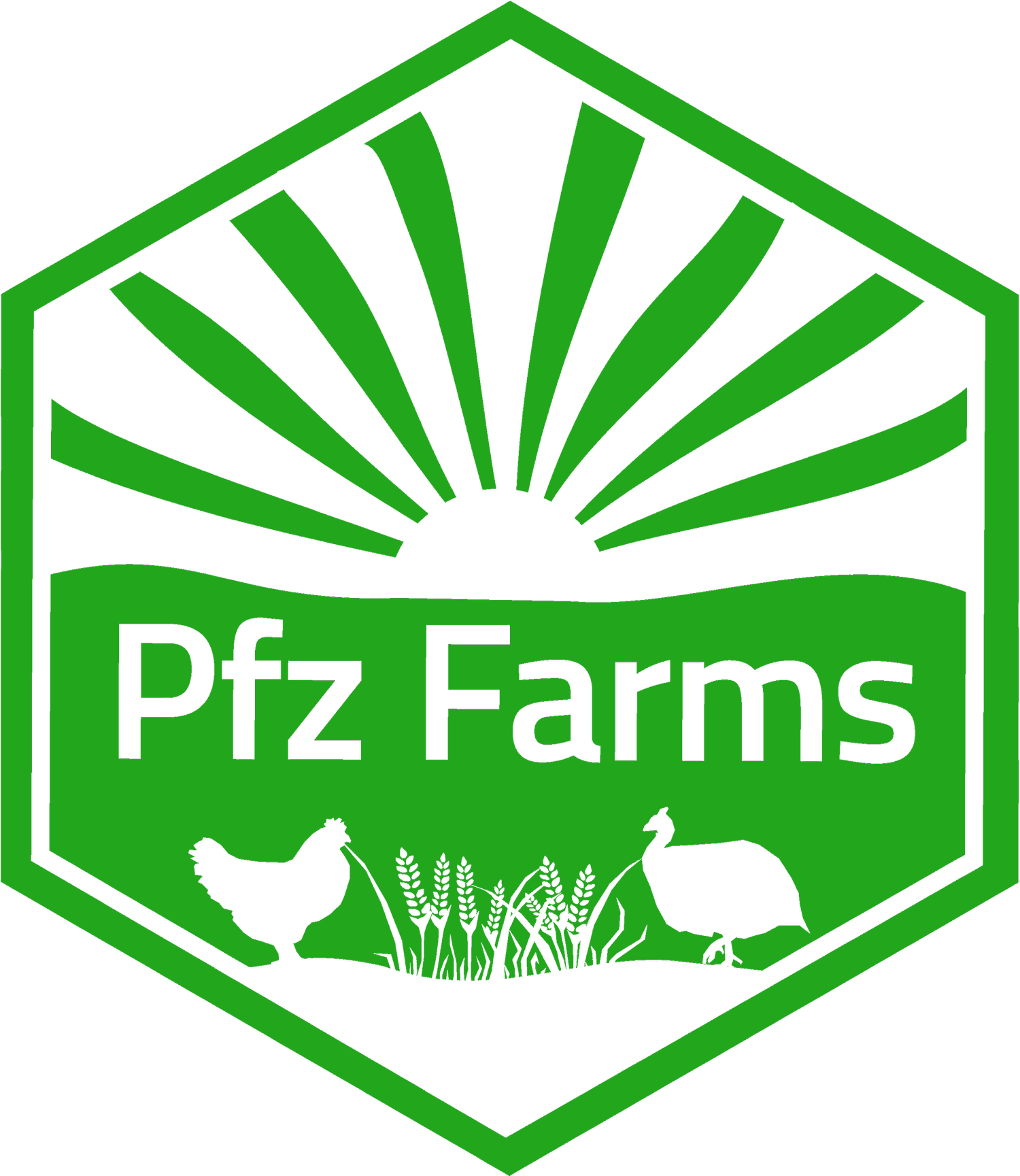 The logo for PFZ Farms in Huxton, CO, owned and operated by Roy Pfaltzgraff and his family.