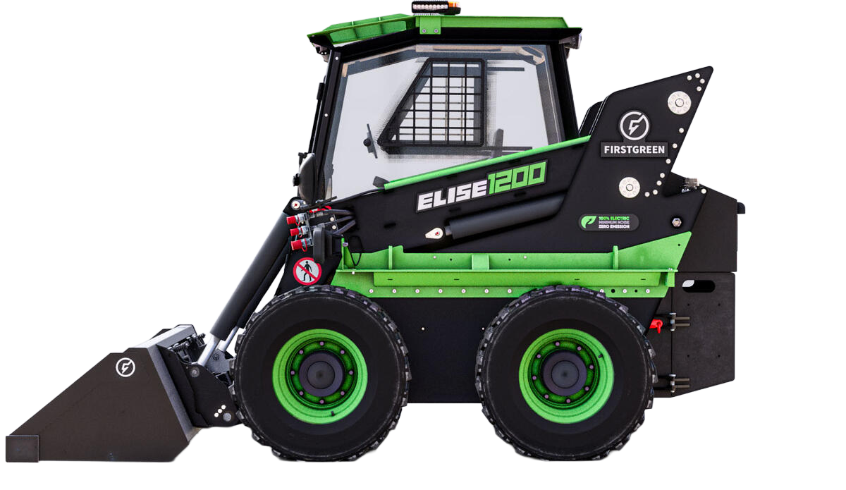 100% Electric Skid Steer - First Green Elise 1200