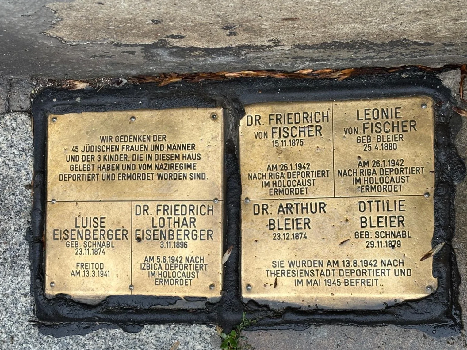 Memorial stones
