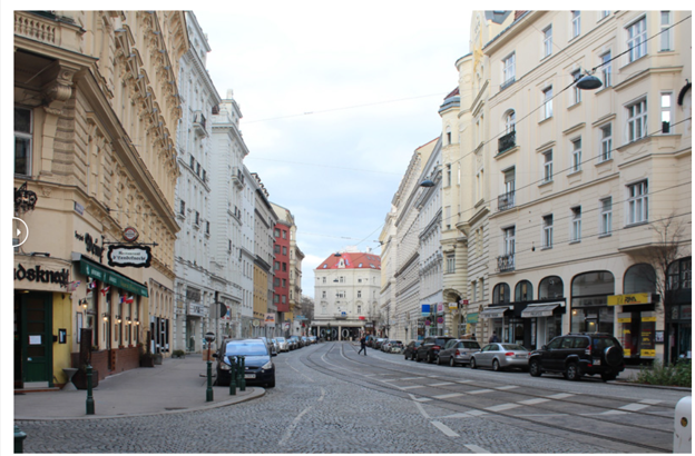 Porzellangasse today