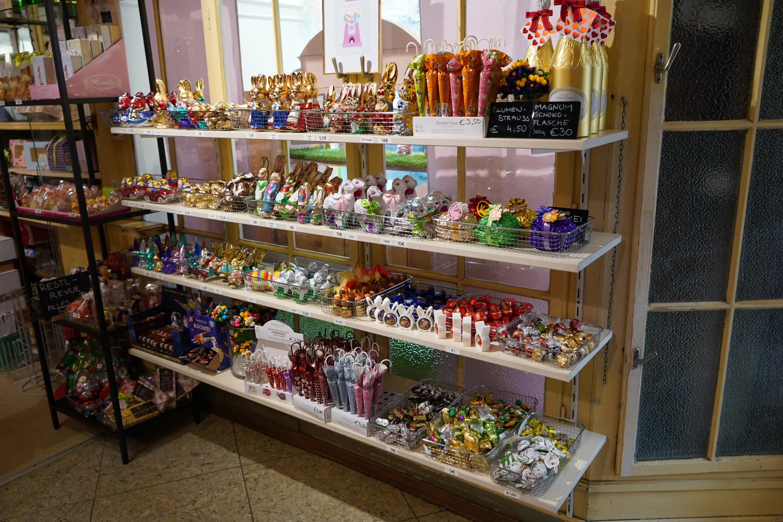 During WWII they sold candy and plumbing supplies. I guess it was what the market demanded