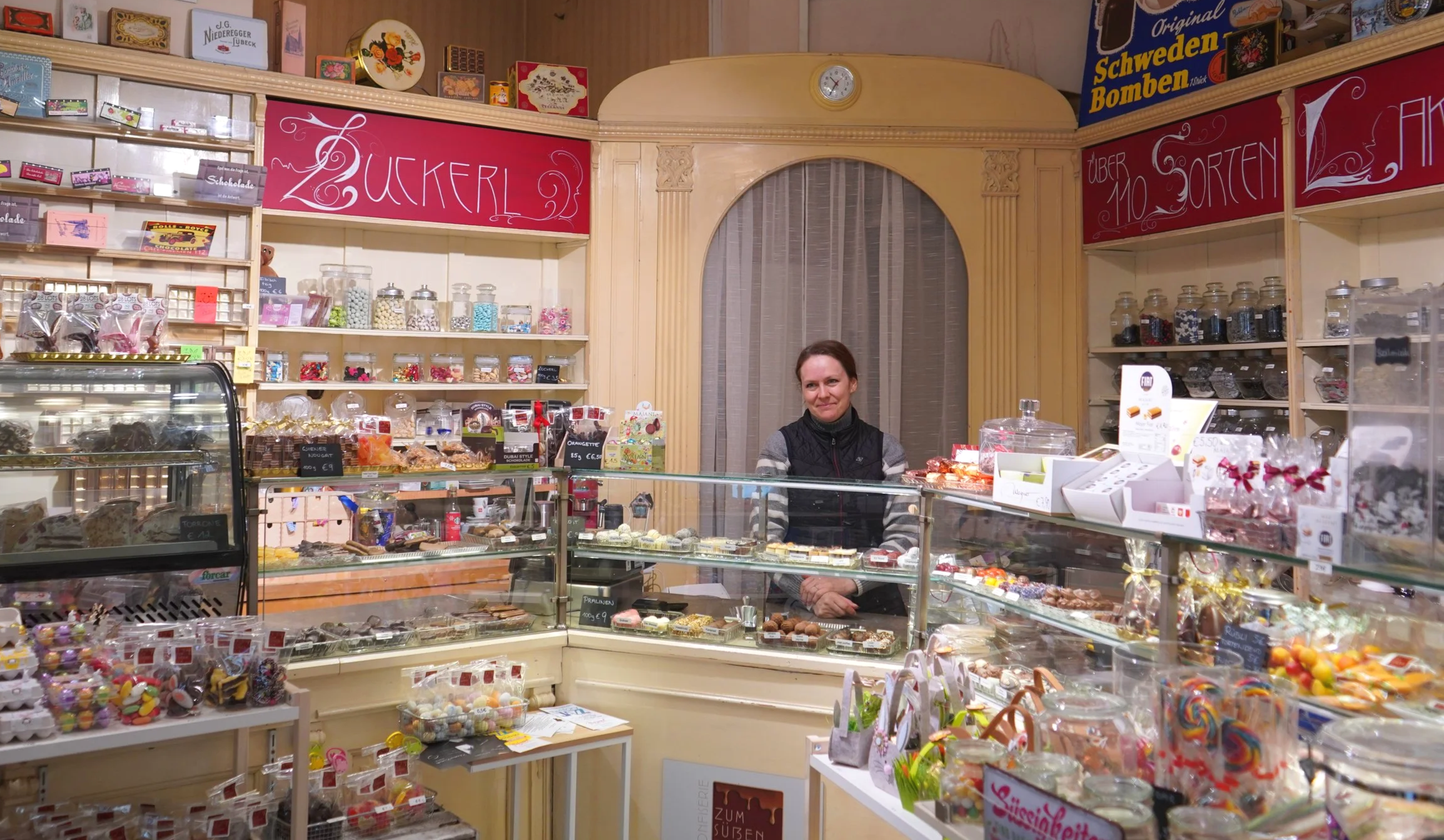 Nice woman owns the store and the chocolate is yummy