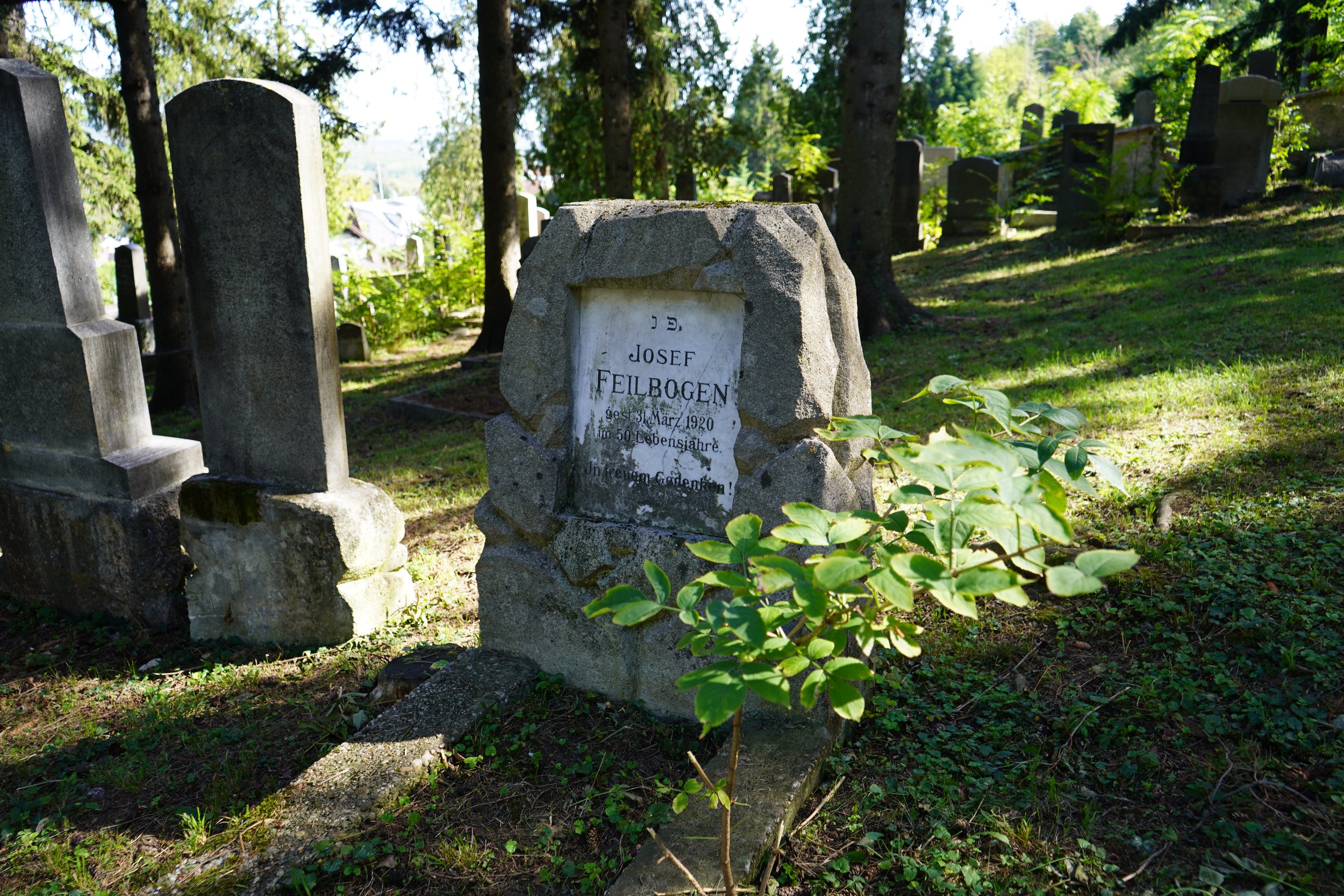 Grave of my great-great Uncle Josef Feilbogen