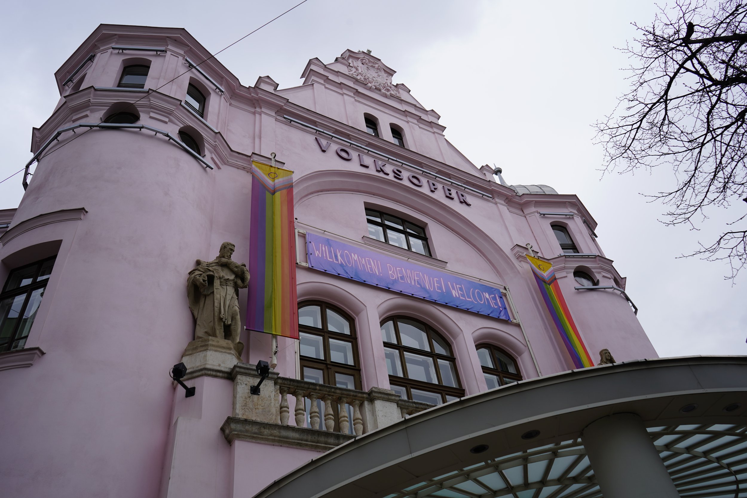 Volksoper Theater is up the street a few blocks