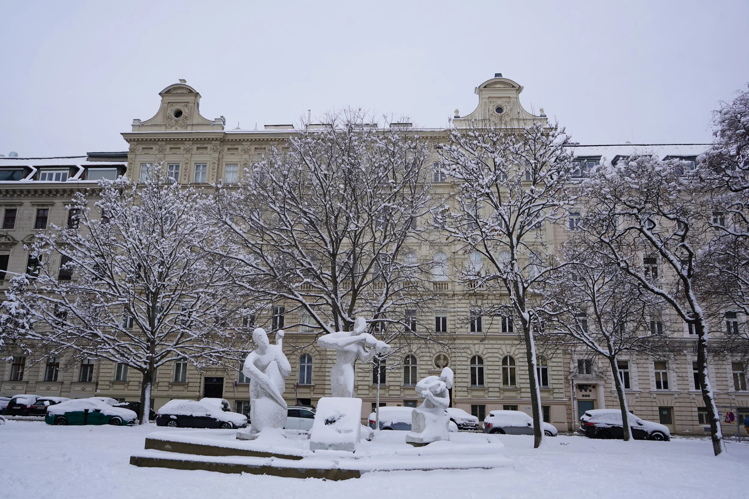 Statues at Sigmund Freud Park