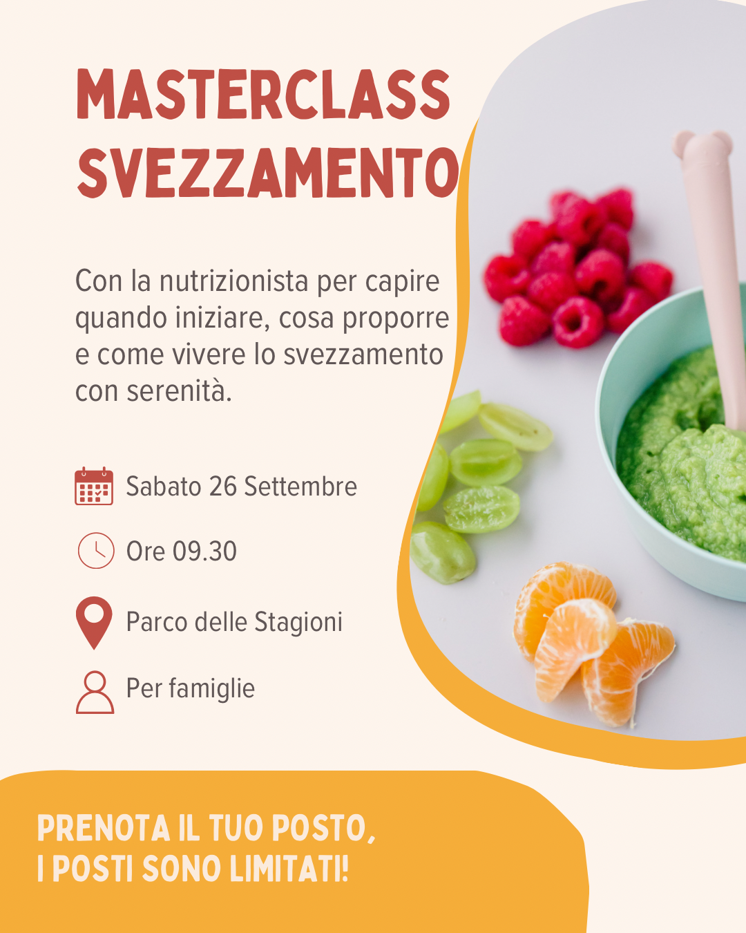 Masterclass | Svezzamento senza stress