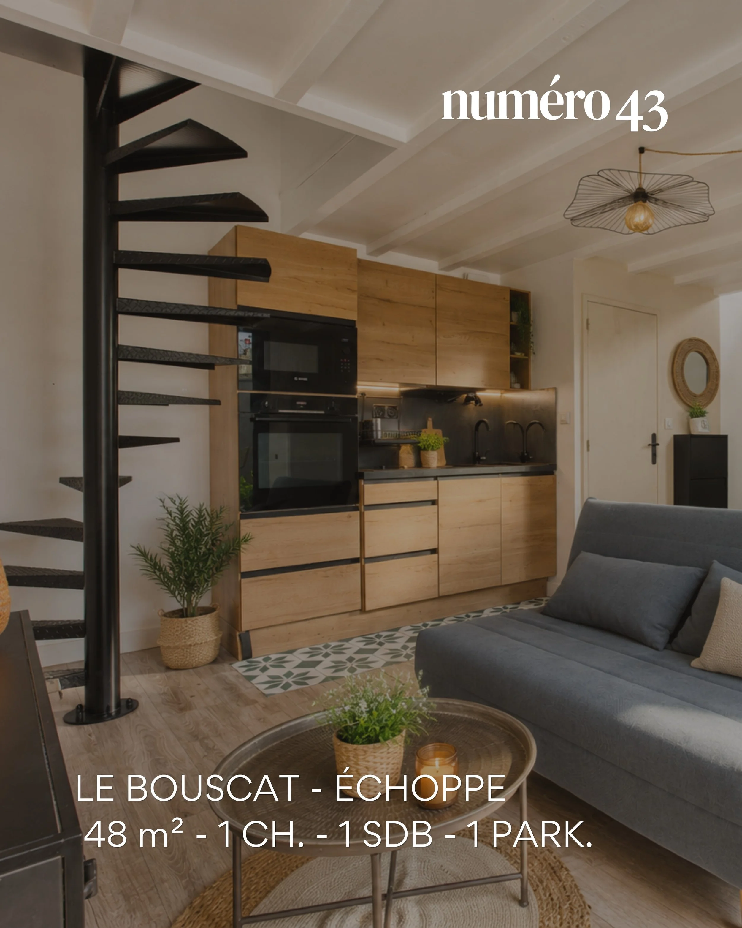 LE BOUSCAT - &Eacute;CHOPPE
Une &eacute;choppe avec jardin et parking au Bouscat.
Oui, &ccedil;a existe encore.

Situ&eacute;e dans une impasse au calme, cette &eacute;choppe en pierre en duplex propose :
&bull; Une chambre avec salle d&rsquo;eau et 