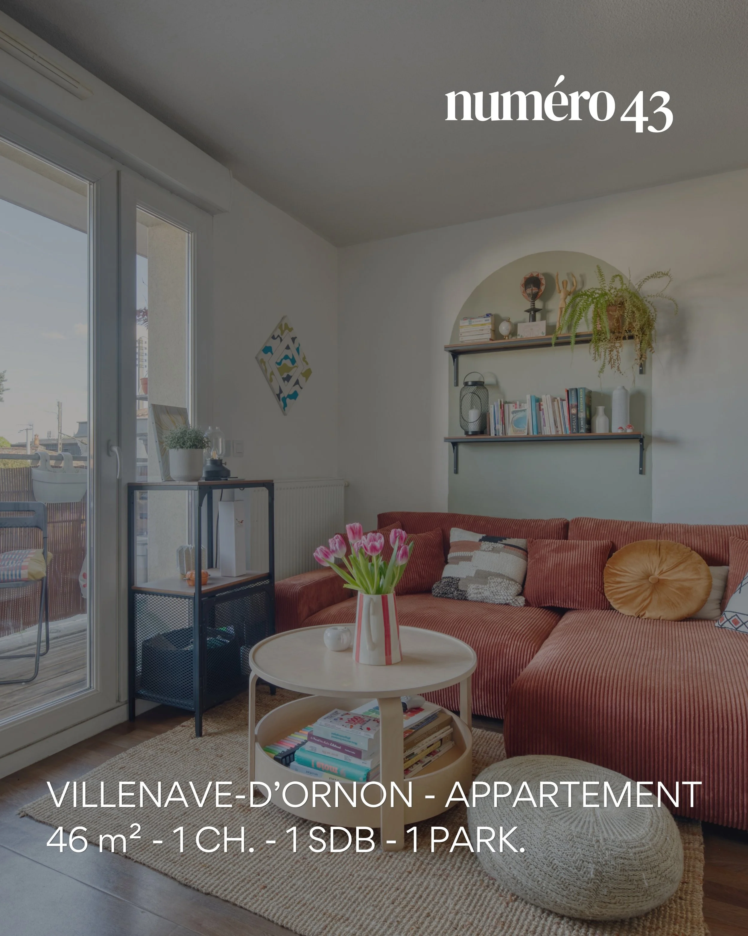 EXCLUSIVIT&Eacute; - Villenave-d&rsquo;Ornon

46 m&sup2; r&eacute;nov&eacute;s et pr&ecirc;ts &agrave; vivre.

- 1 chambre.
- 1 salle de bain.
- S&eacute;jour lumineux avec balcon.
- Cuisine et salle de bain refaites en 2022.
- 1 place de parking en 
