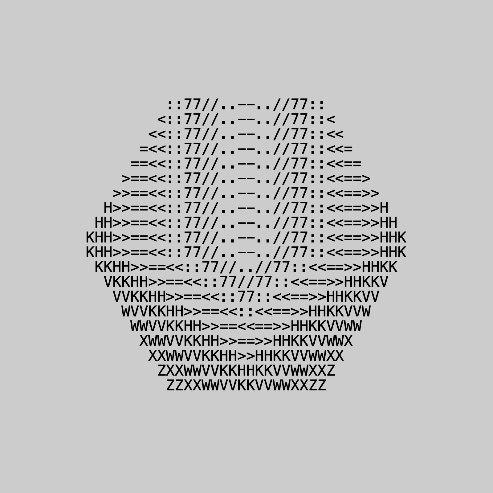 TEXTSCAPE: ASCII Art, Textmode & its derivates - Hex.png
