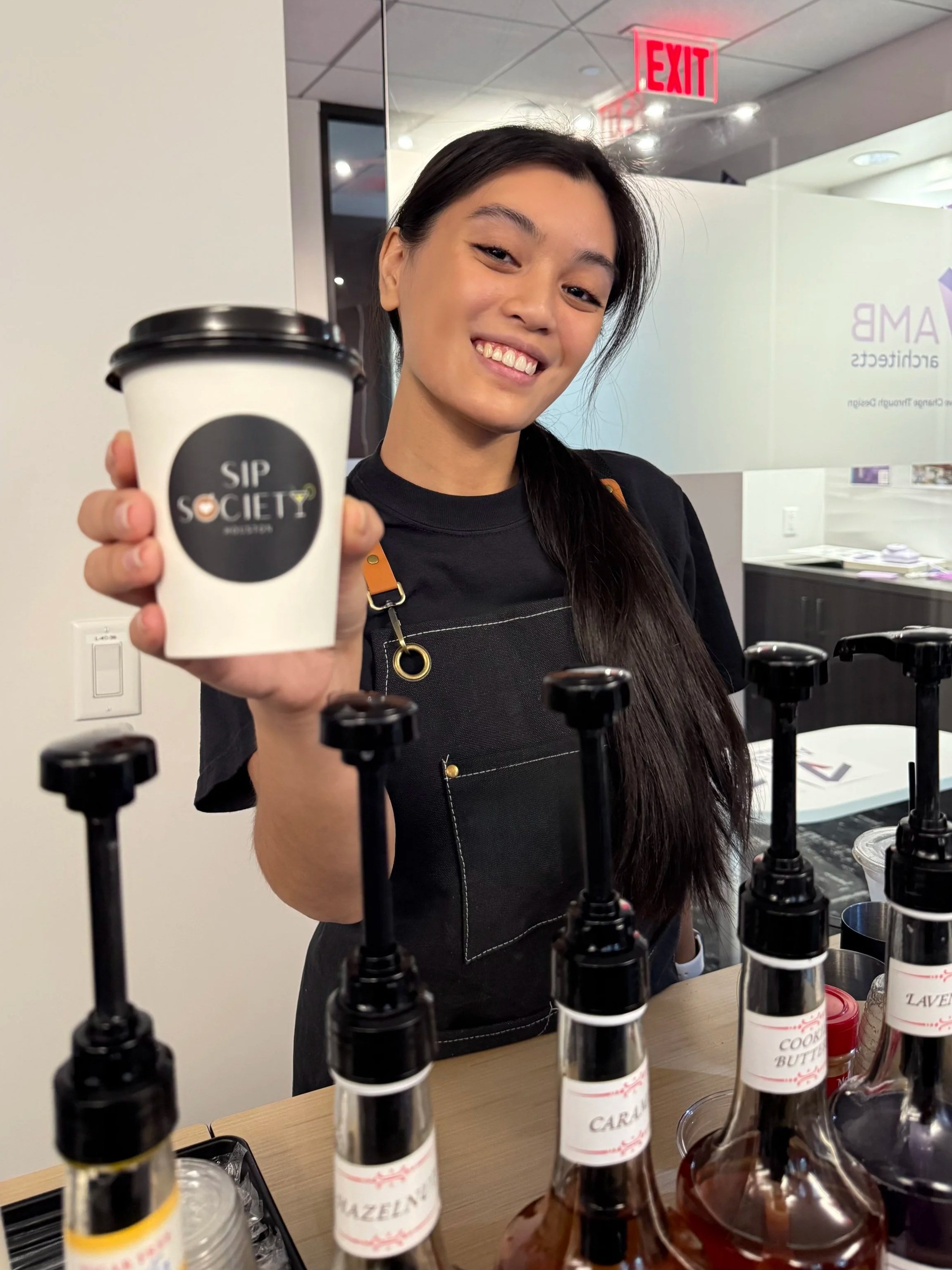 Houston Espresso Coffee Bar Cart HTX Corporate Office Mobile