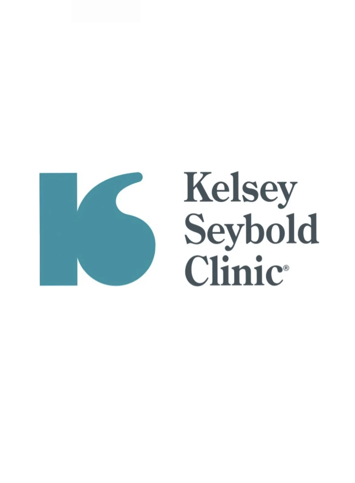 Logo of Kelsey Seybold Clinic with a stylized 'K' and 'S' in teal color and the clinic's name in black text.
