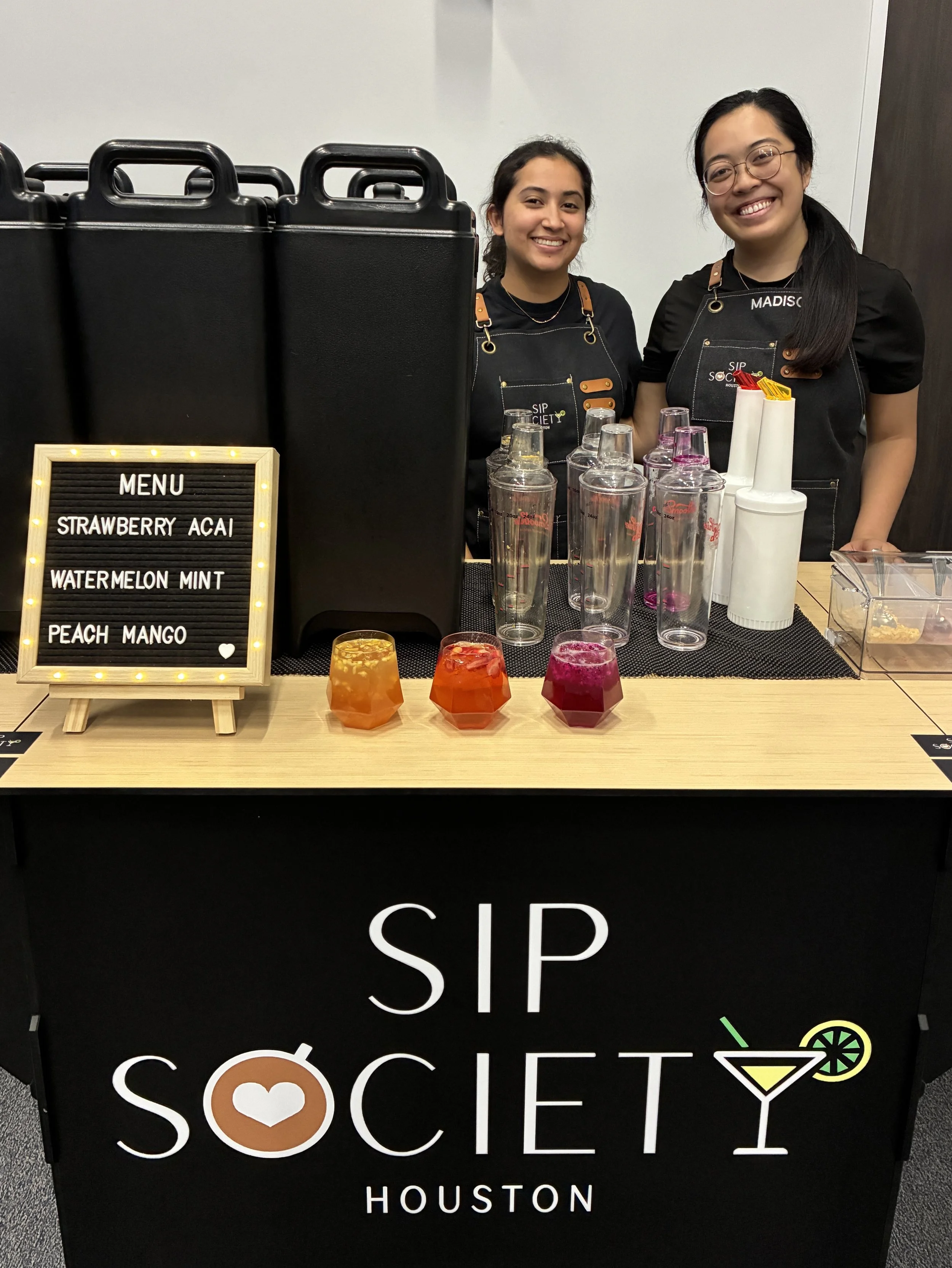 Houston Refresher Cart Catering Bar HTX Corporate Office