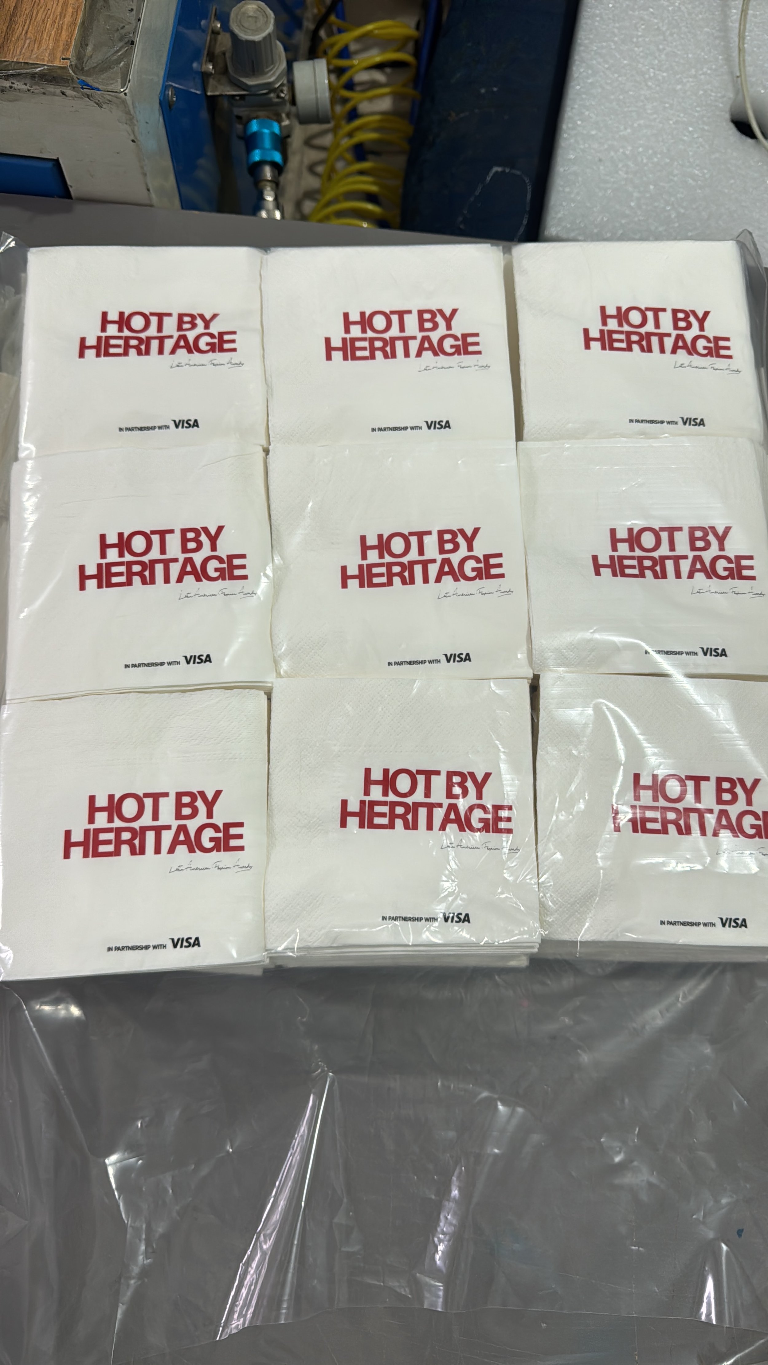 servilletas tipo cocktail