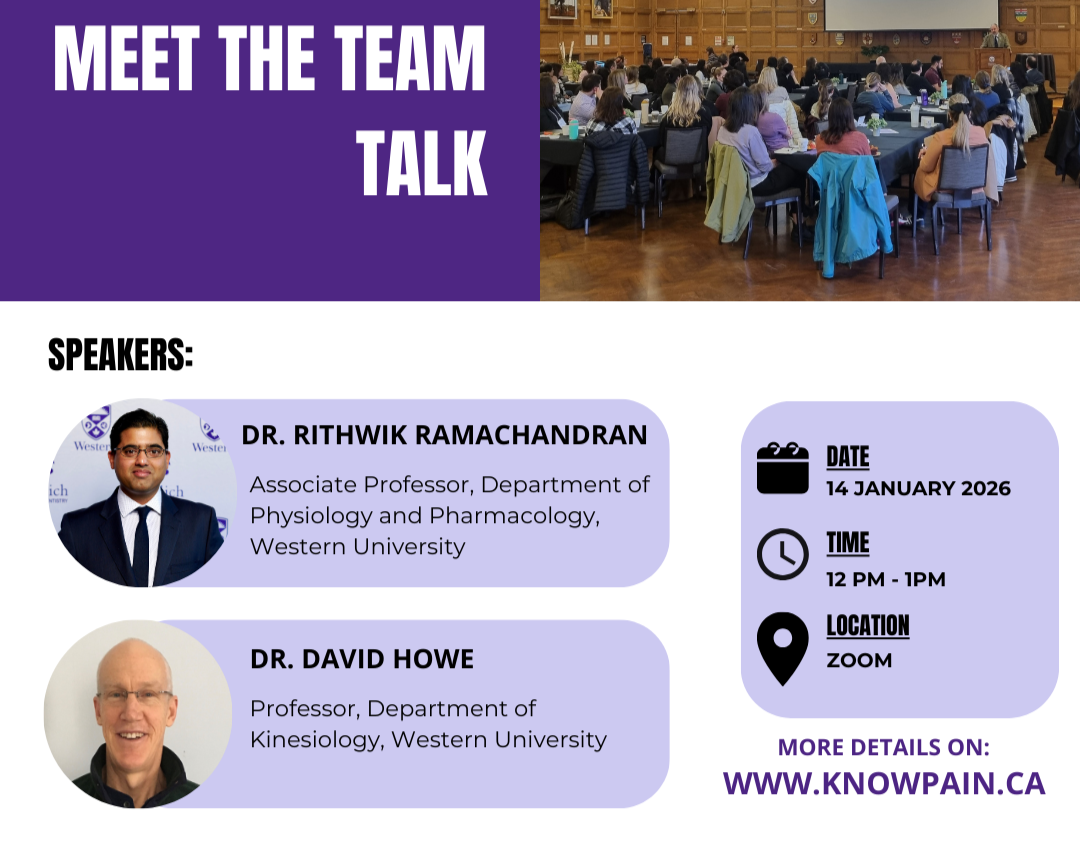 Meet the Team Talk: Dr. Rithwik Ramachdran, Dr. David Howe