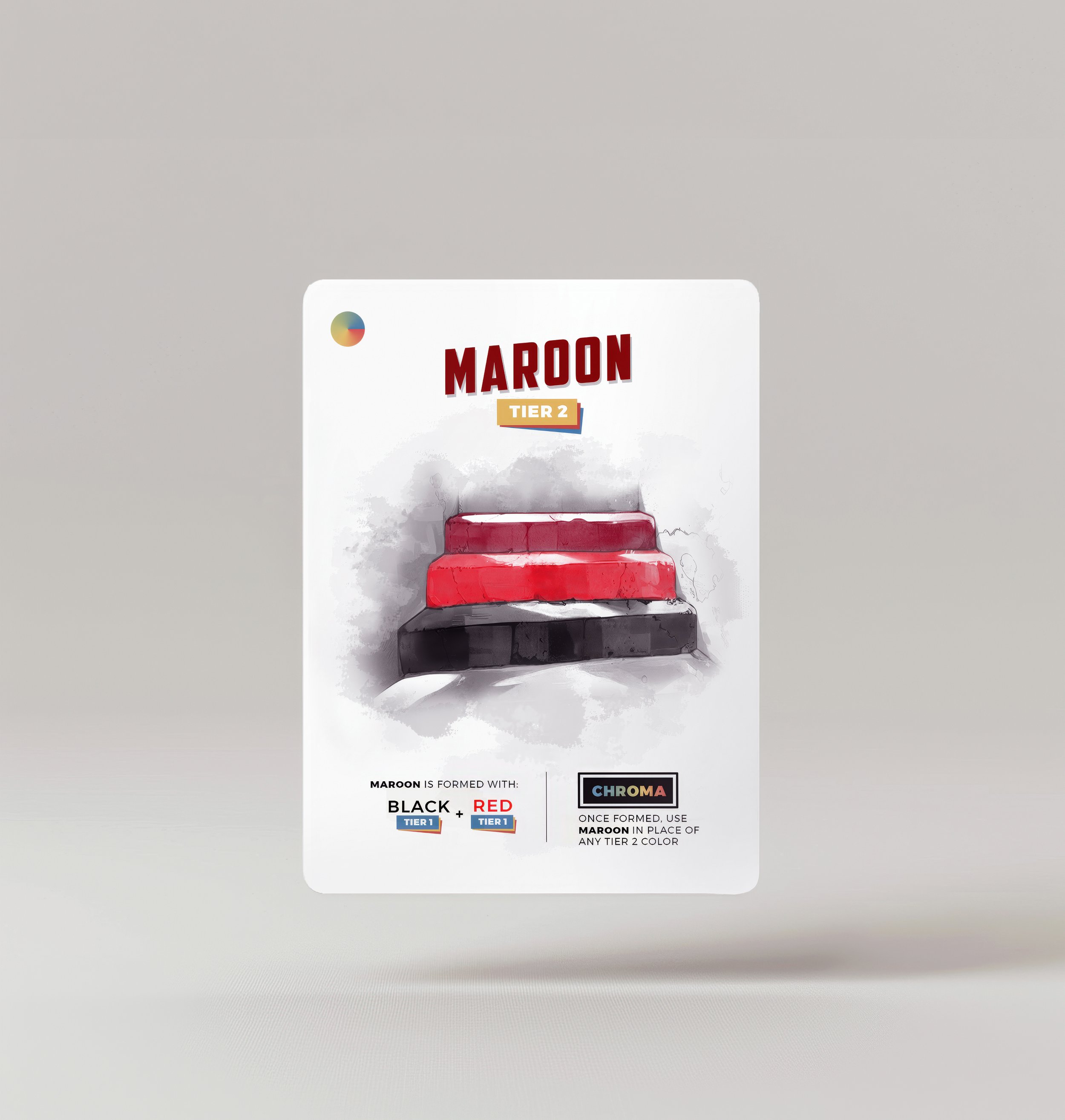 Tier 2 card (Maroon)