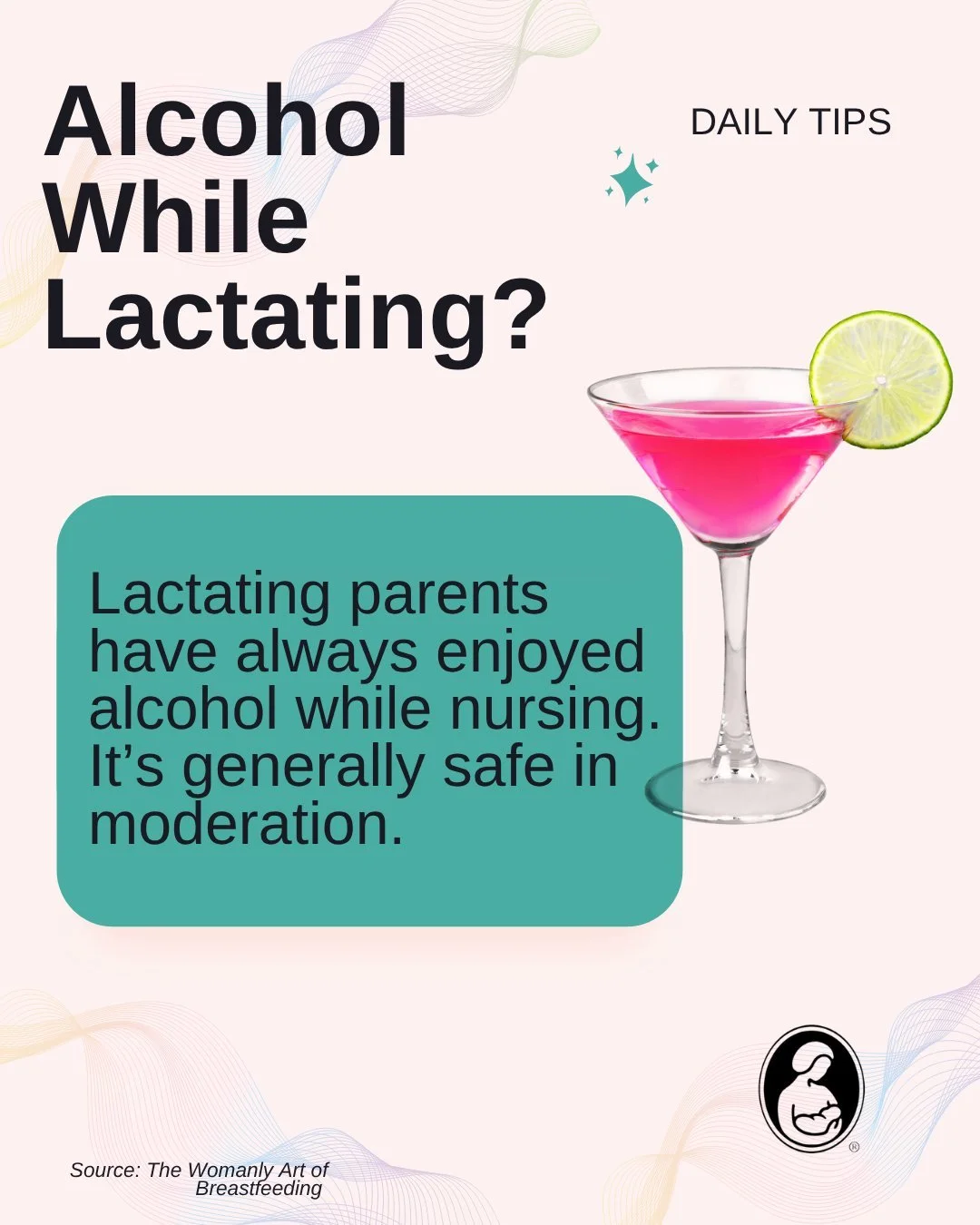 Alcohol is present in your milk at the same level as in your blood, and rises and falls along with it. If you know your blood alcohol level, you know your milk alcohol level. However, babies don't metabolize alcohol nearly as well as adults do, and w