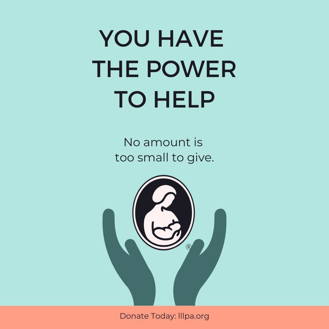 In Western PA, La Leche League is working to normalize breastfeeding in our local communities. Every dollar you donate goes directly to supporting families, offering breastfeeding education, and advocating for family-friendly policies. Let&rsquo;s bu