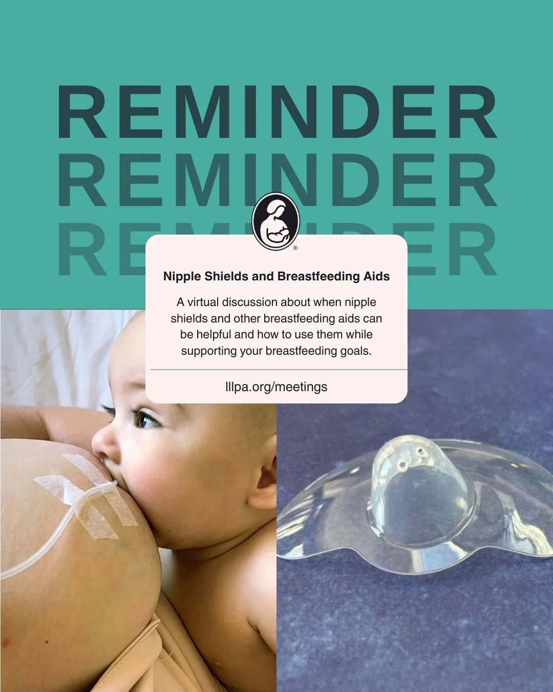 Nipple Shields and Breastfeeding Aids

Sunday, February 8, 2026
3:00 PM - 4:00 PM EST

A virtual discussion about when nipple shields and other breastfeeding aids can be helpful and how to use them while supporting your breastfeeding goals.

lllpa.or
