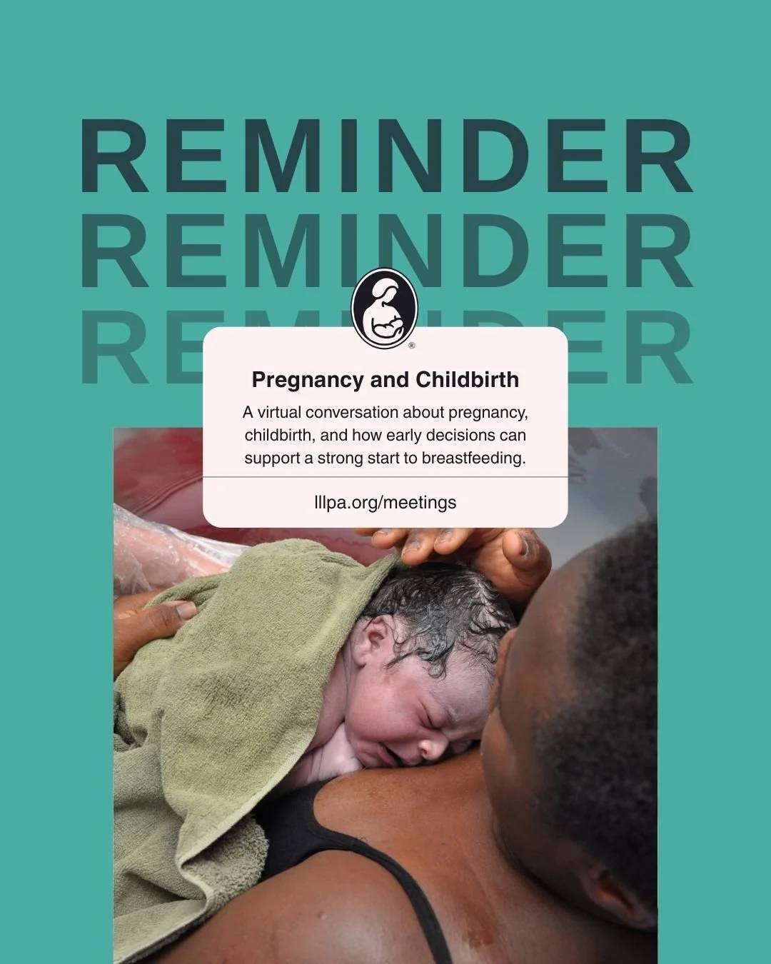 Pregnancy and Childbirth

A virtual conversation about pregnancy, childbirth, and how early decisions can support a strong start to breastfeeding.

4/12/2026 | 3:00:00 PM ET

lllpa.org/meetings