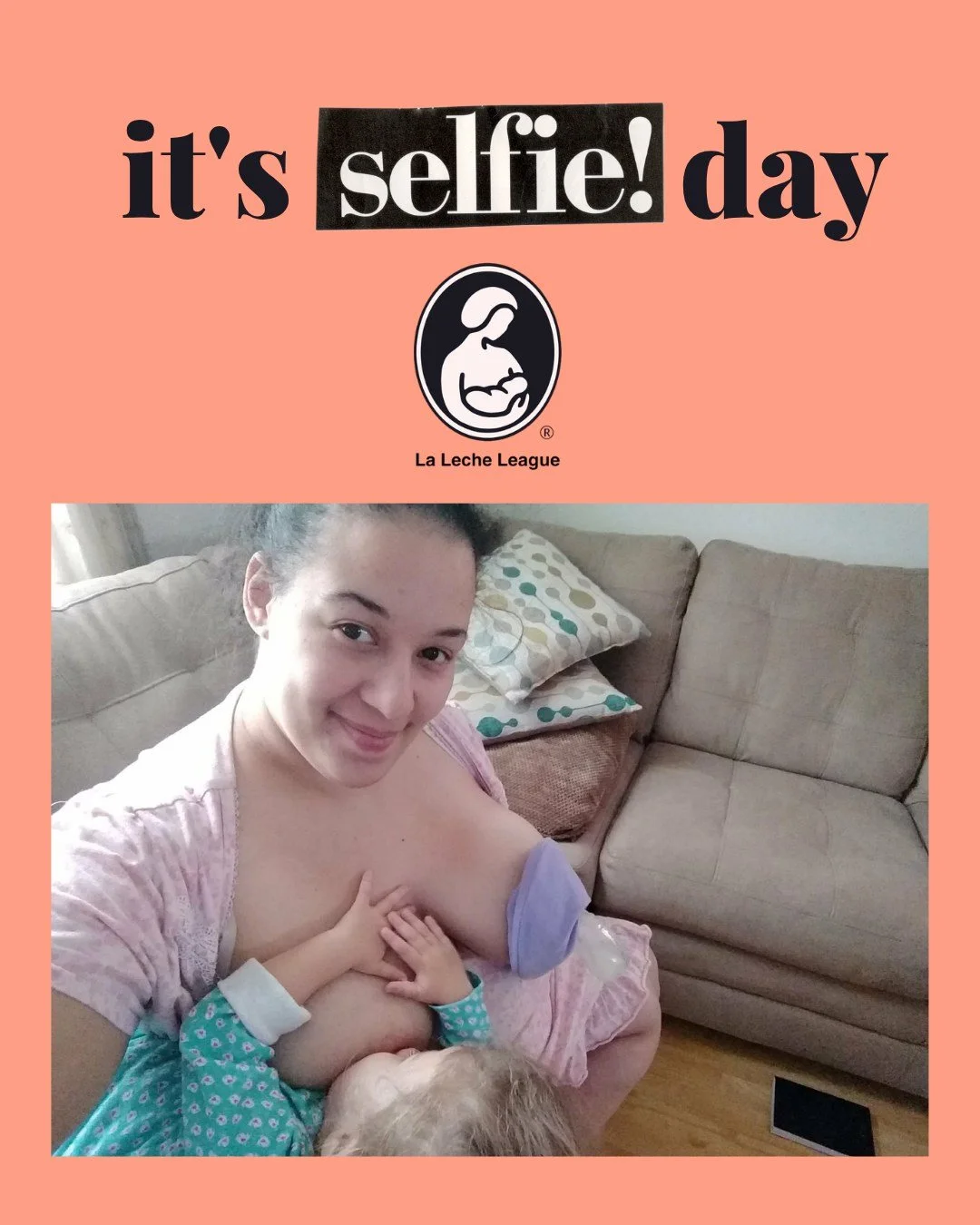 Parenting isn&rsquo;t picture perfect, and that&rsquo;s what makes it beautiful.

We&rsquo;re inviting our community to share selfies. Nursing, not nursing, laughing, tired, in the middle of it all.

Every photo tells a story. Every story builds conn