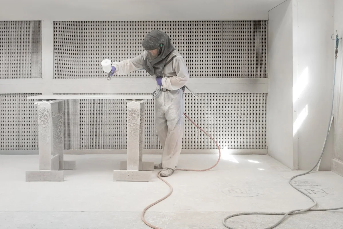 An image of the NBJ Finishing Team in the NBJ workshop