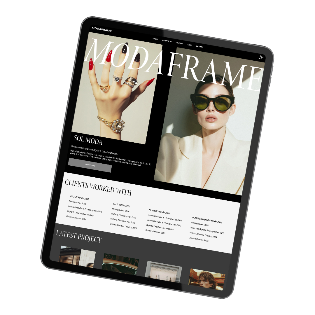 MODAFRAME Full Website