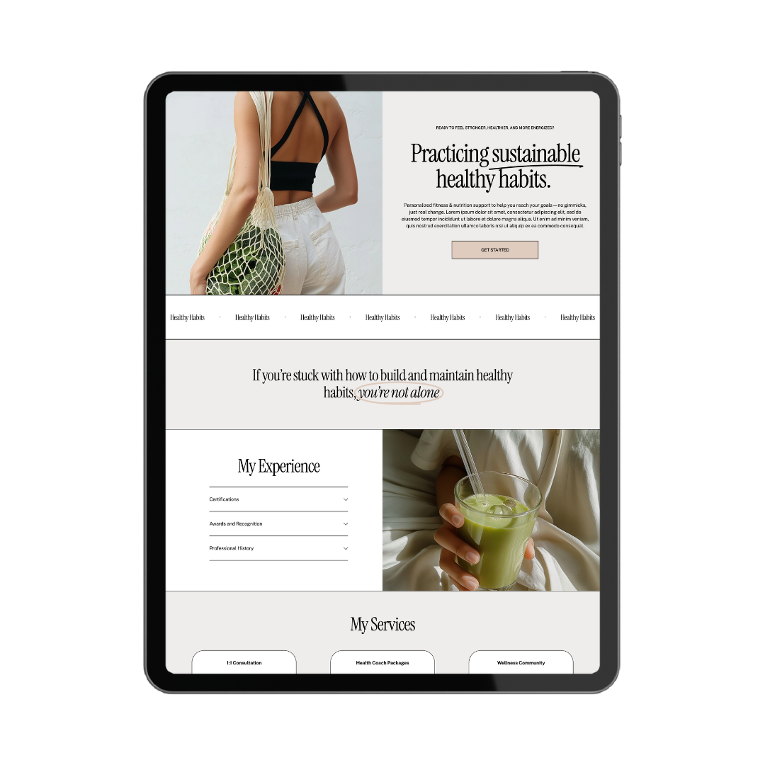 Thryve Landing Page