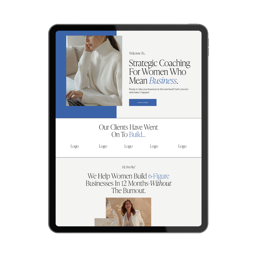 Bravura Landing Page