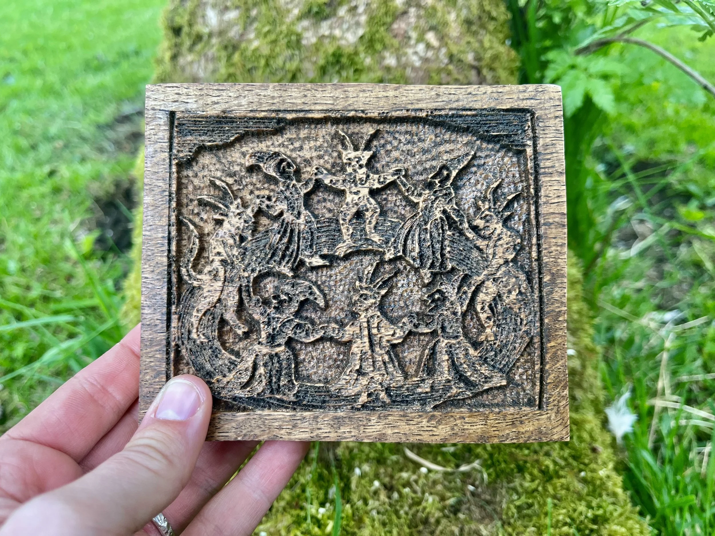 Witches and Devils Dancing in a Circle - 115 x 125 x 10mm