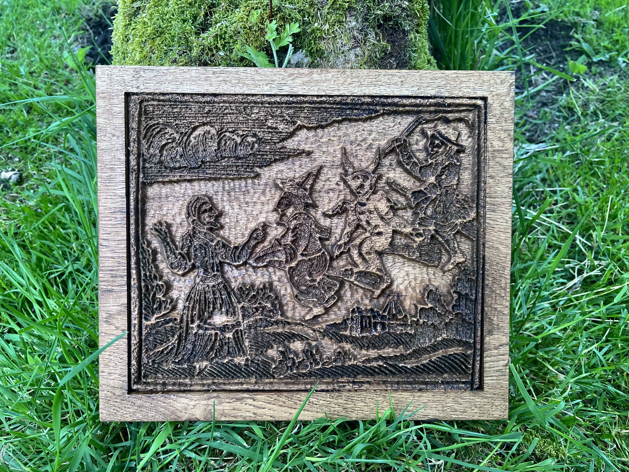 Flying Witches and The Devil - 240 x 260 x 30mm