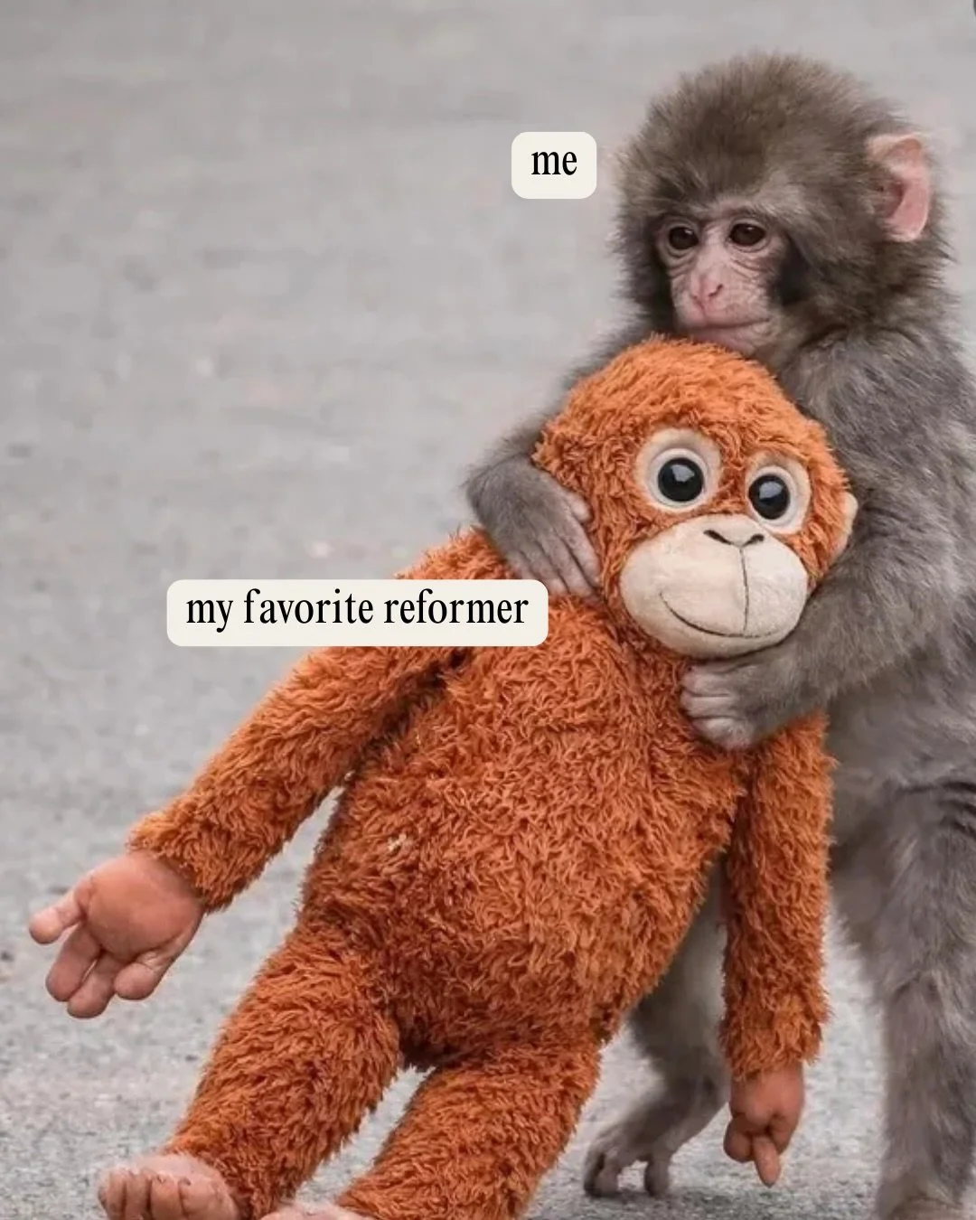 punch, his plushie, and Pilates