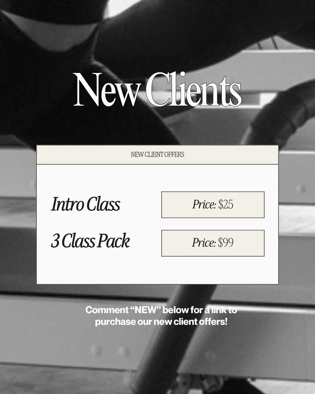 Are you new to @pilateshouselemont? Comment &ldquo;NEW&rdquo; below for a link to purchase our new client specials 🤍
