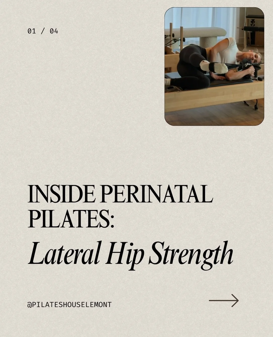 Welcome to our new series &ldquo;inside perinatal Pilates&rdquo; 🐥

As baby grows, the demand on your pelvis/hips changes&hellip; that&rsquo;s why we focus on strengthening the lateral hips. 

For those who may be experiencing discomfort with everyd
