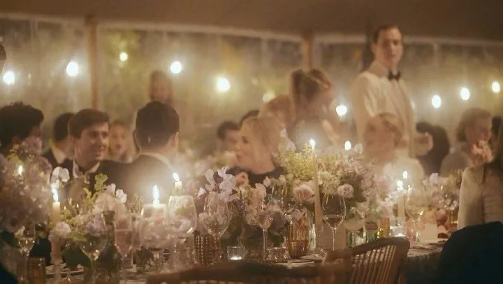 @lizlinkleterevents table&rsquo;s always create such a beautiful atmosphere, right until the very last remaining bit of candle wax, burning next to the abandoned handbags of the dancing guests.