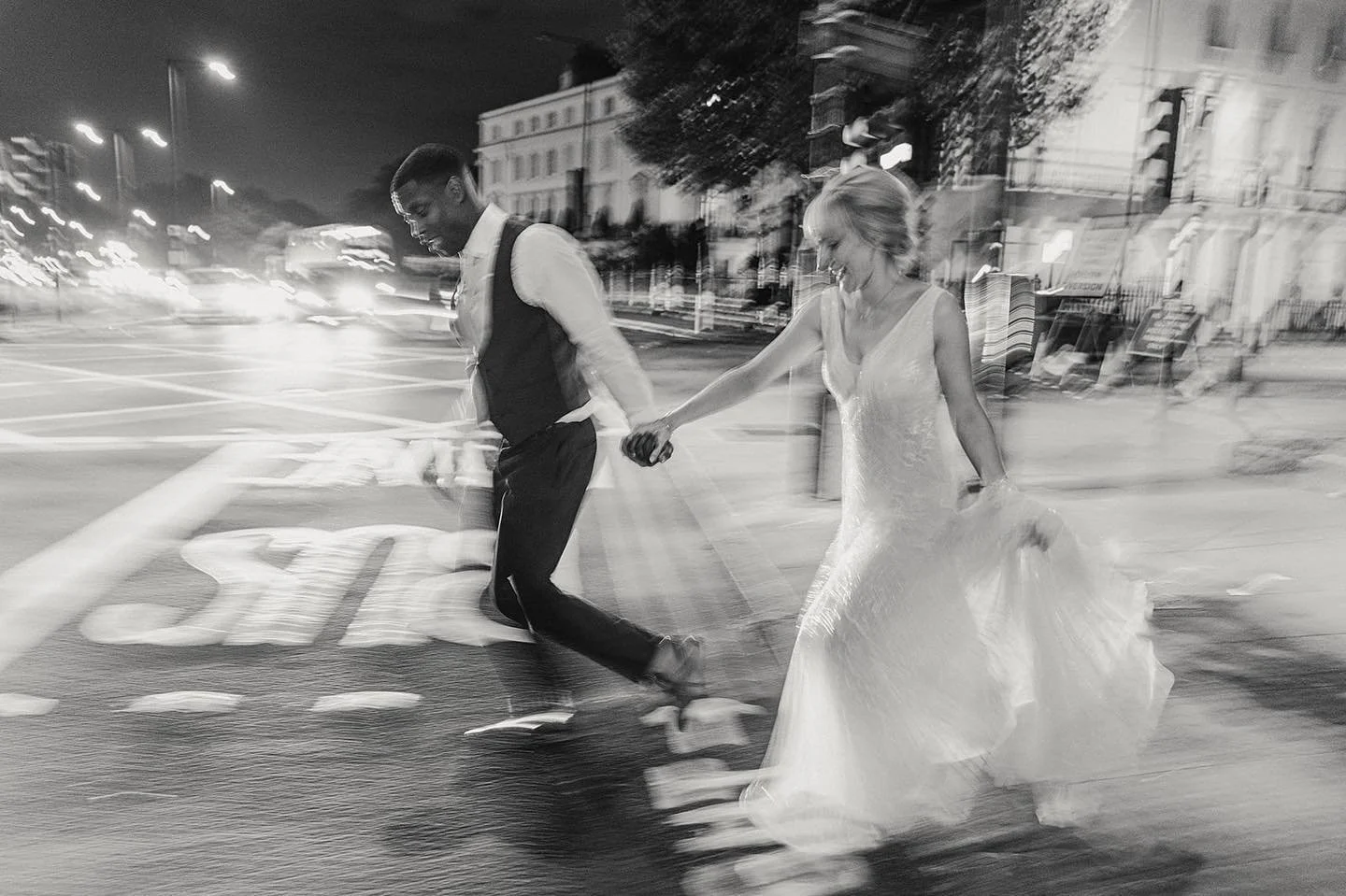 Nothing seemed to phase these two. Fun was already written, after all the curve balls. I think this shot epitomes their energy. And I have a soft spot for London at night. It&rsquo;s where I fell in love with my now fianc&eacute;.
