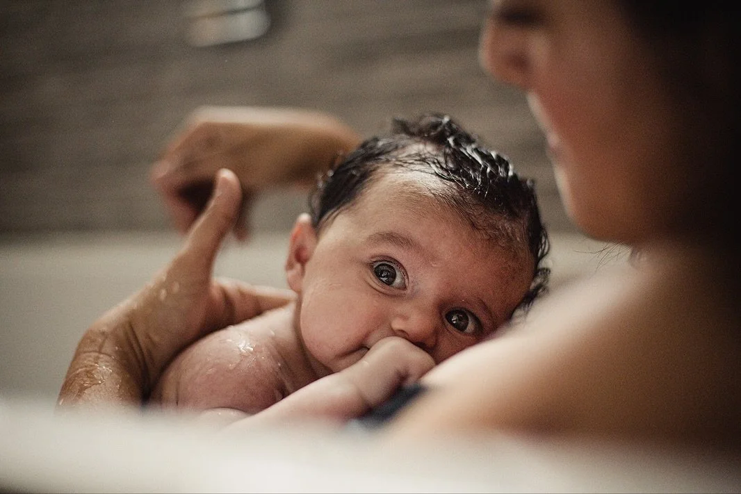 Take the stress out of photoshoots. No posing or camera flashes in a studio. I will literally run you a warm bath and you and your baby can enjoy skin to skin time in your home.